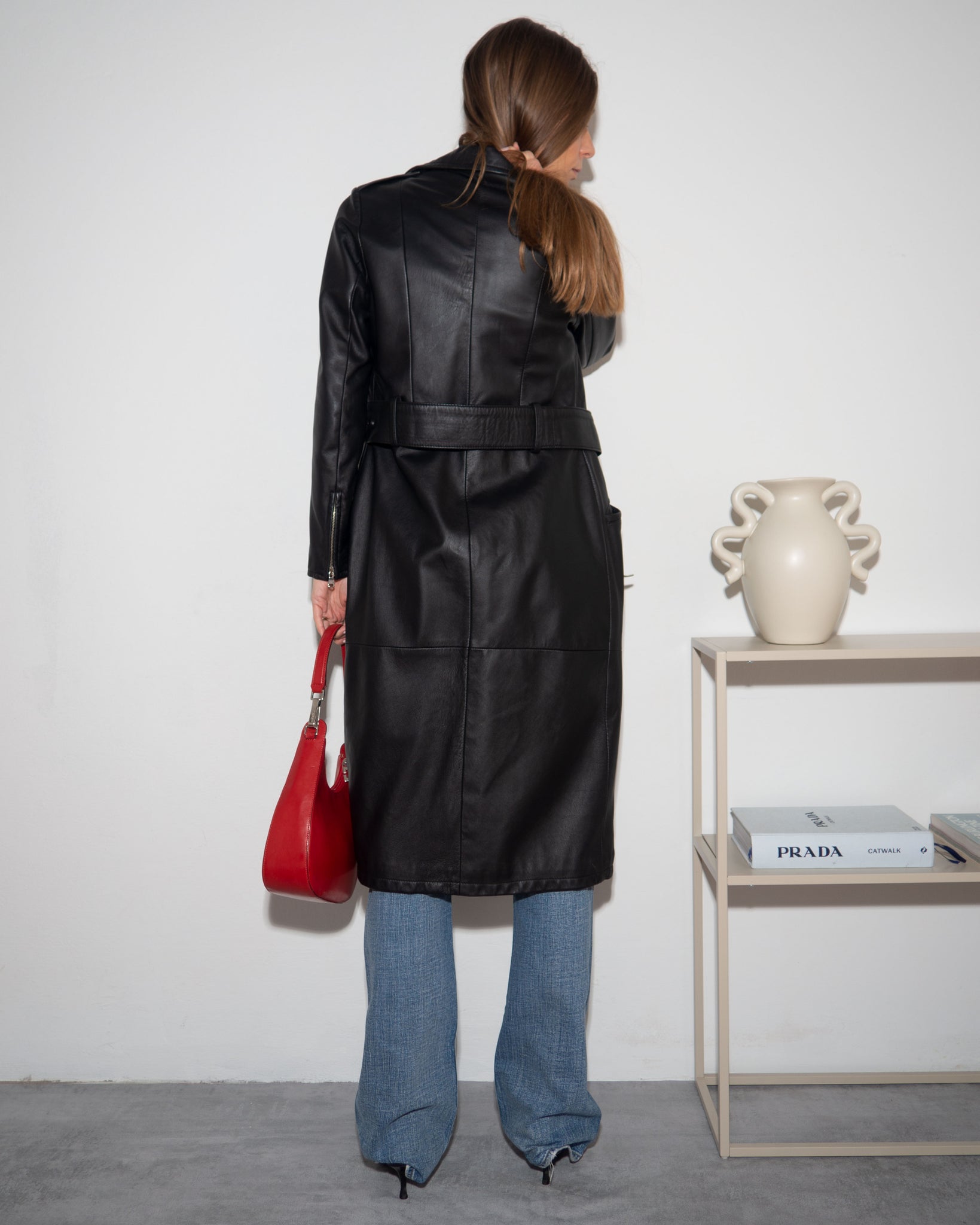 Leather Trench Coat