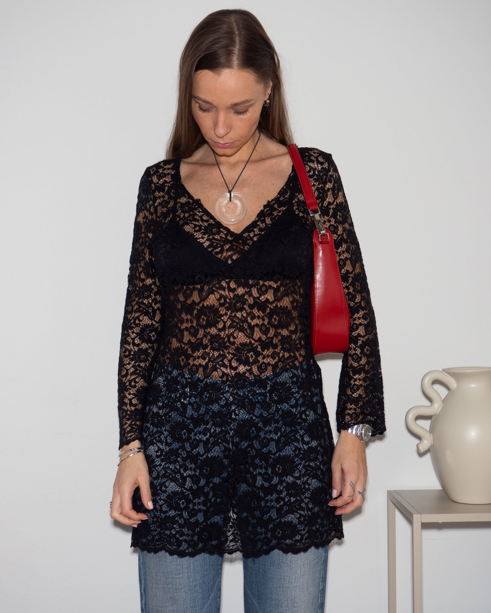 Lace Sheer Tunic