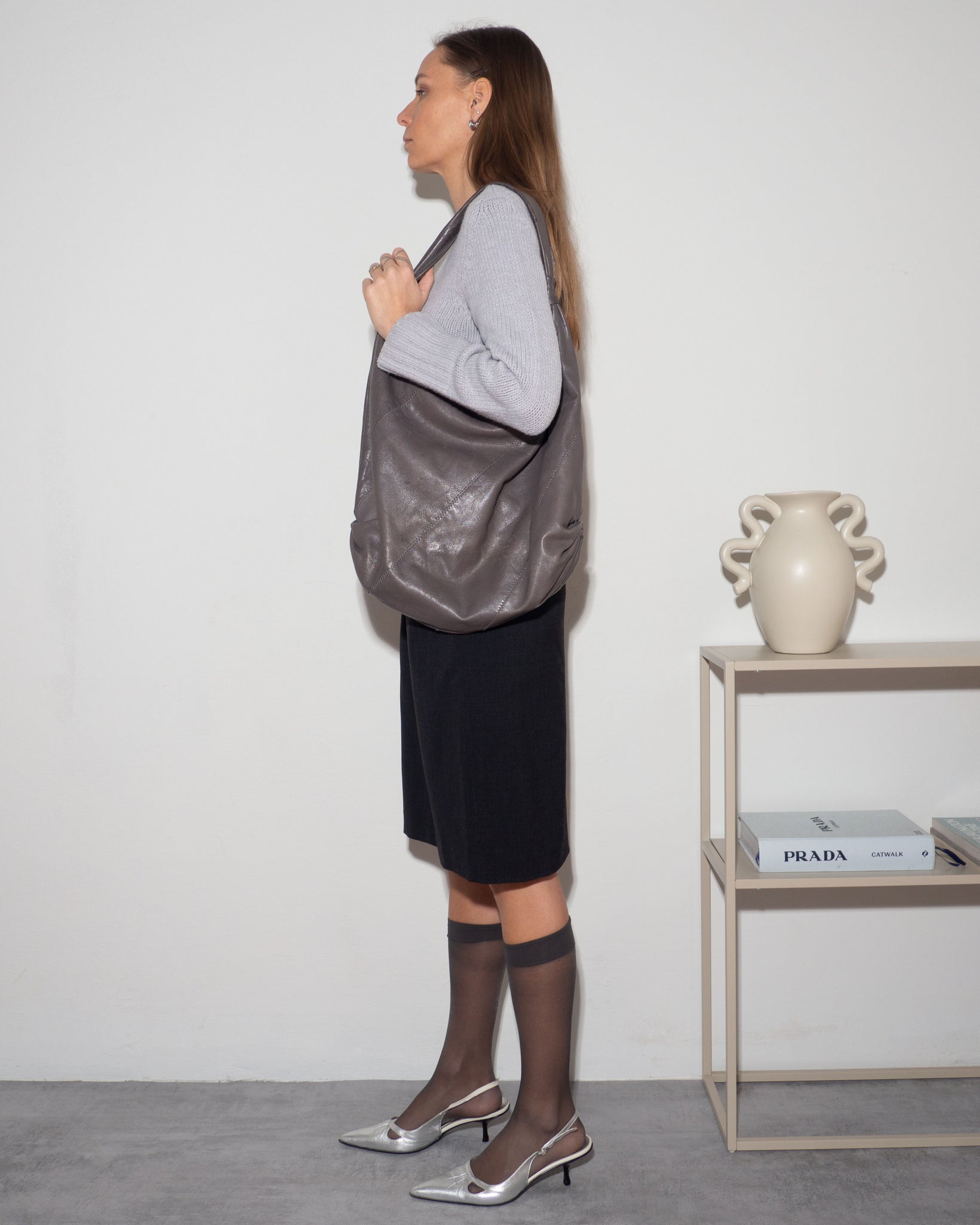 Leather Hobo Bag