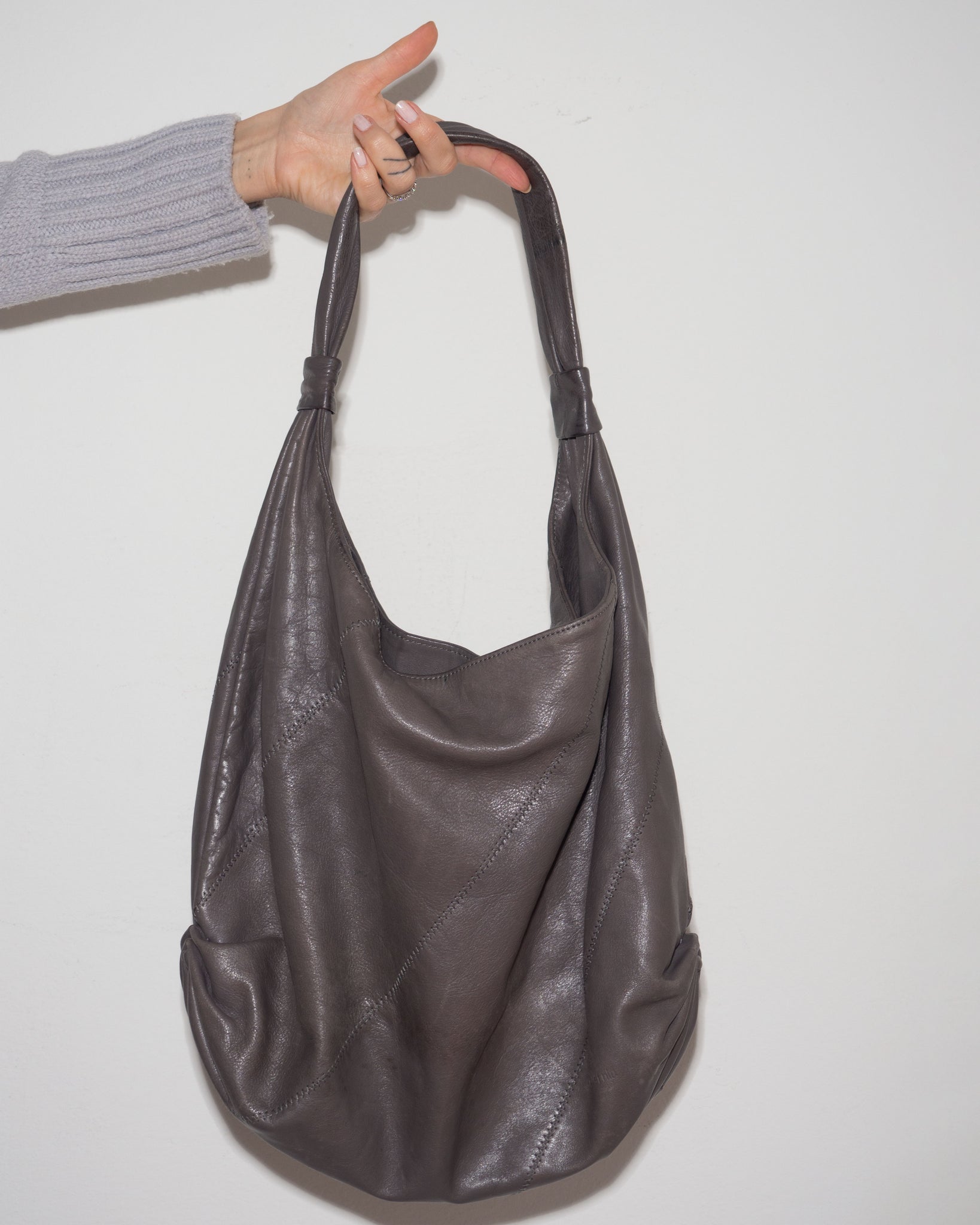 Leather Hobo Bag