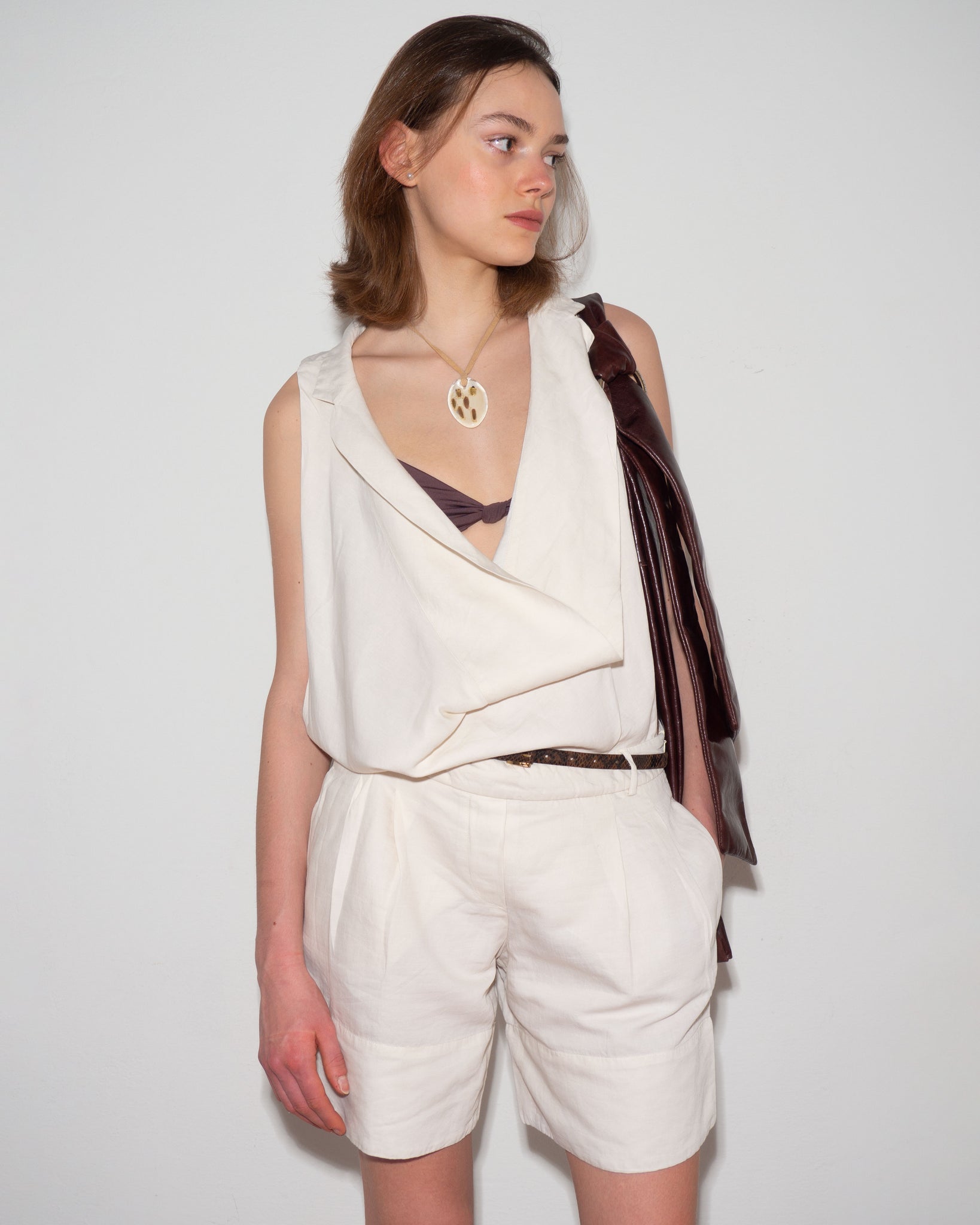 Sportmax Linen Playsuit