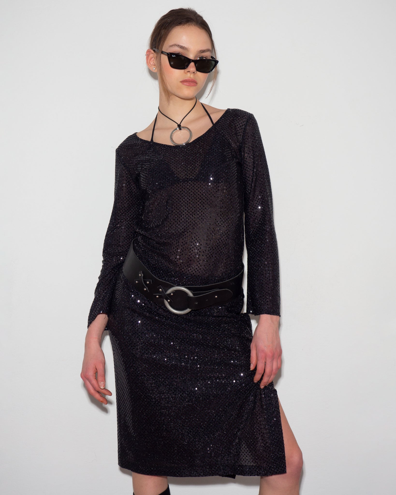 Black Sequin Co-Ord