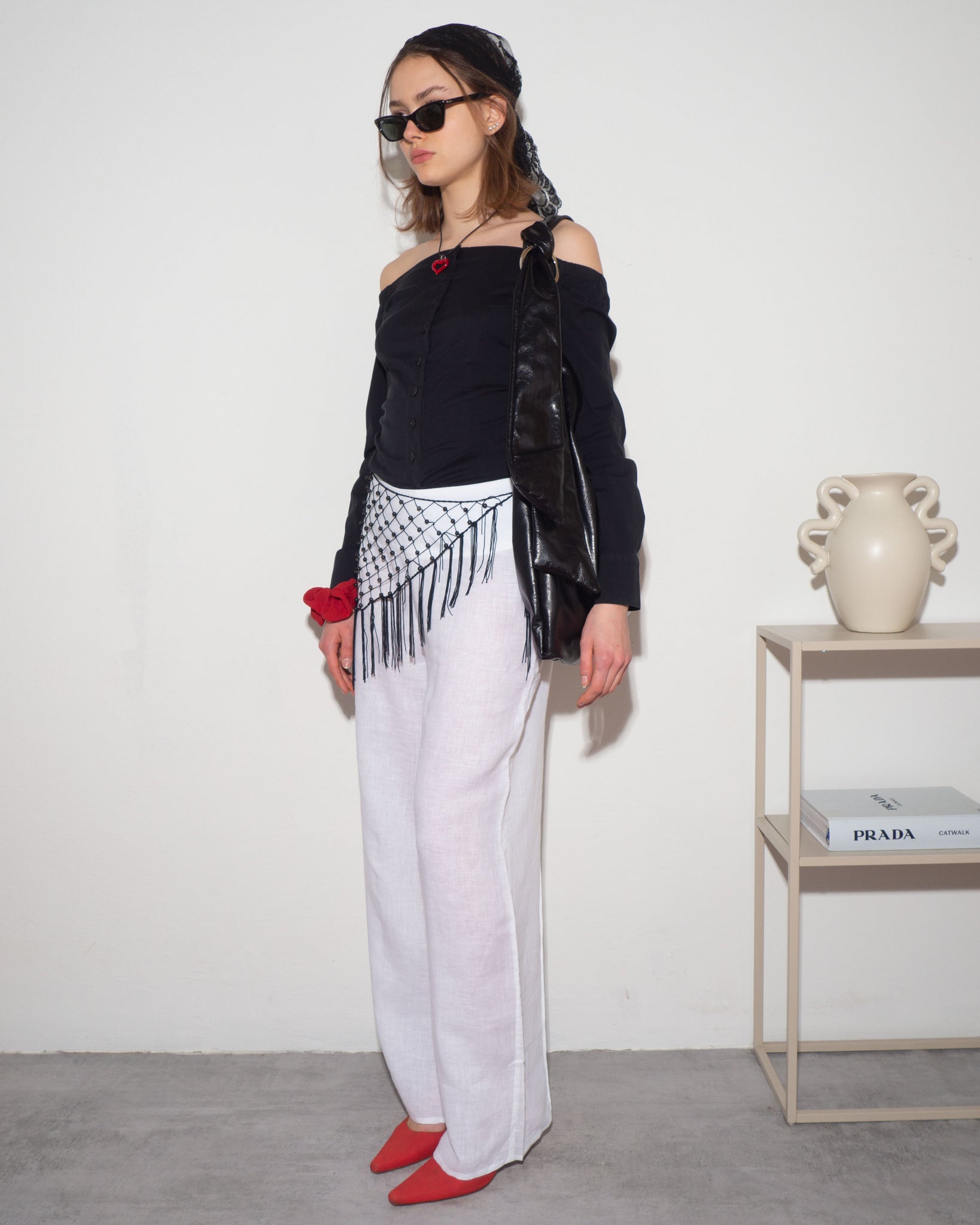 Sarah Pacini Linen Pants