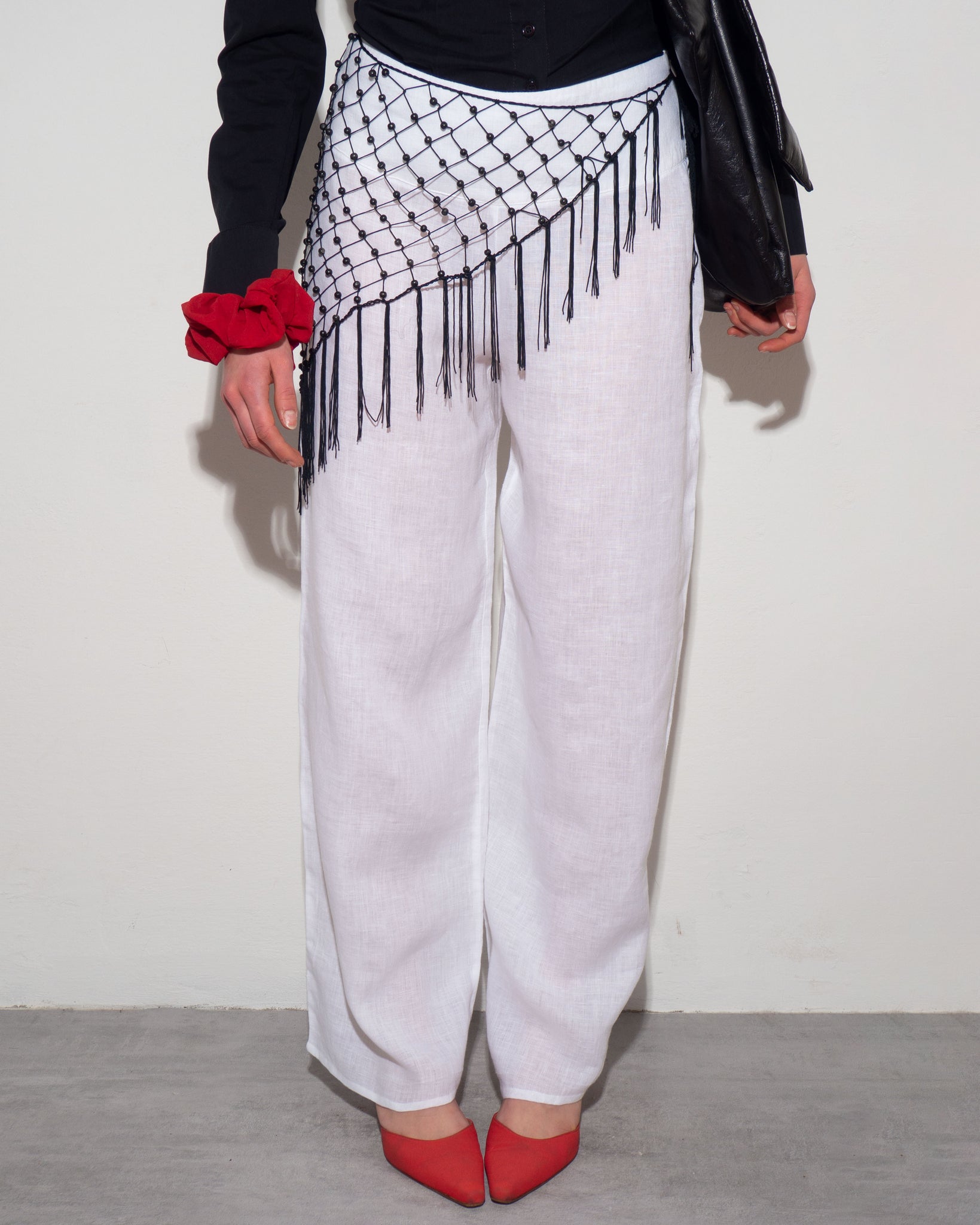 Sarah Pacini Linen Pants