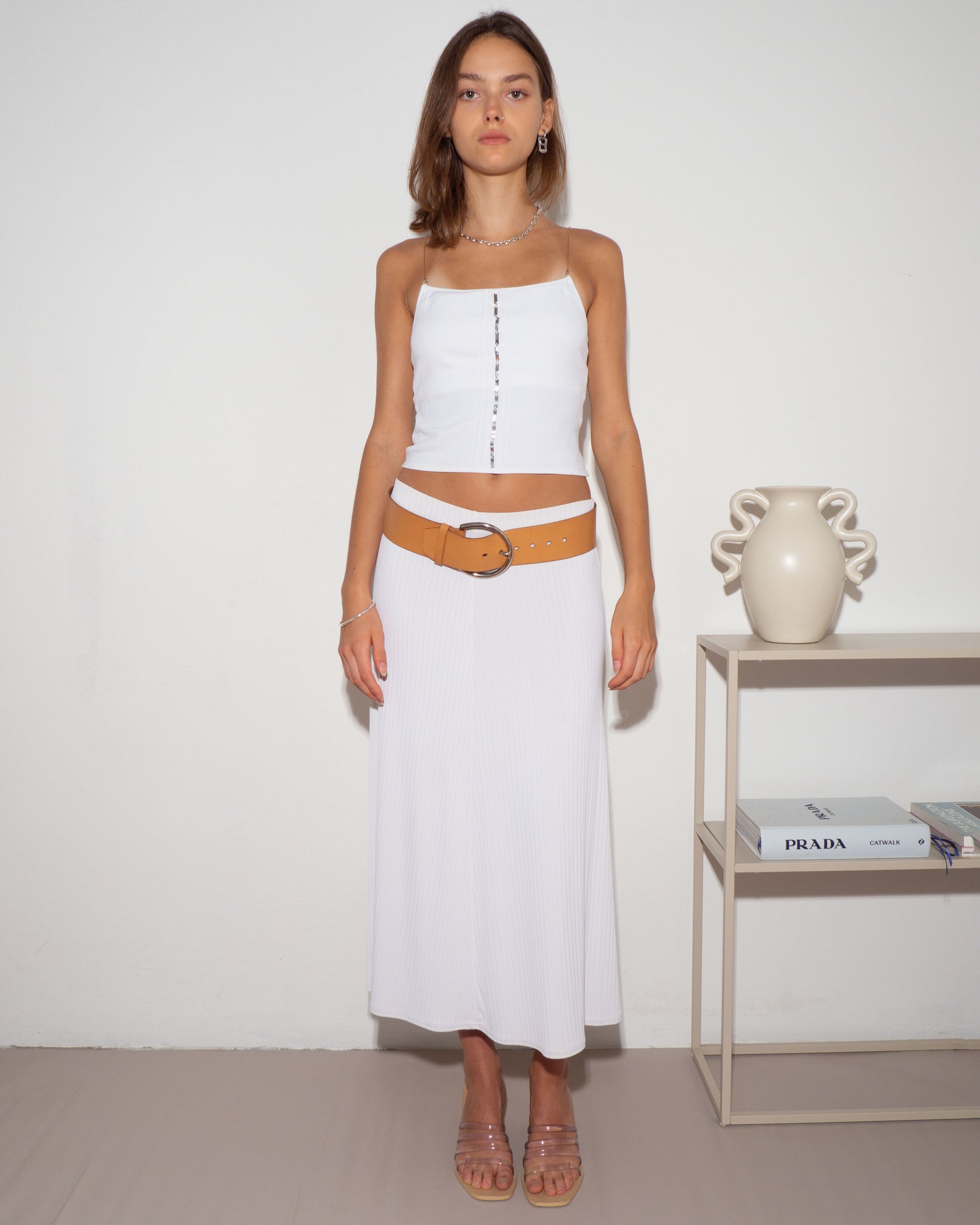 Escada White Camisole