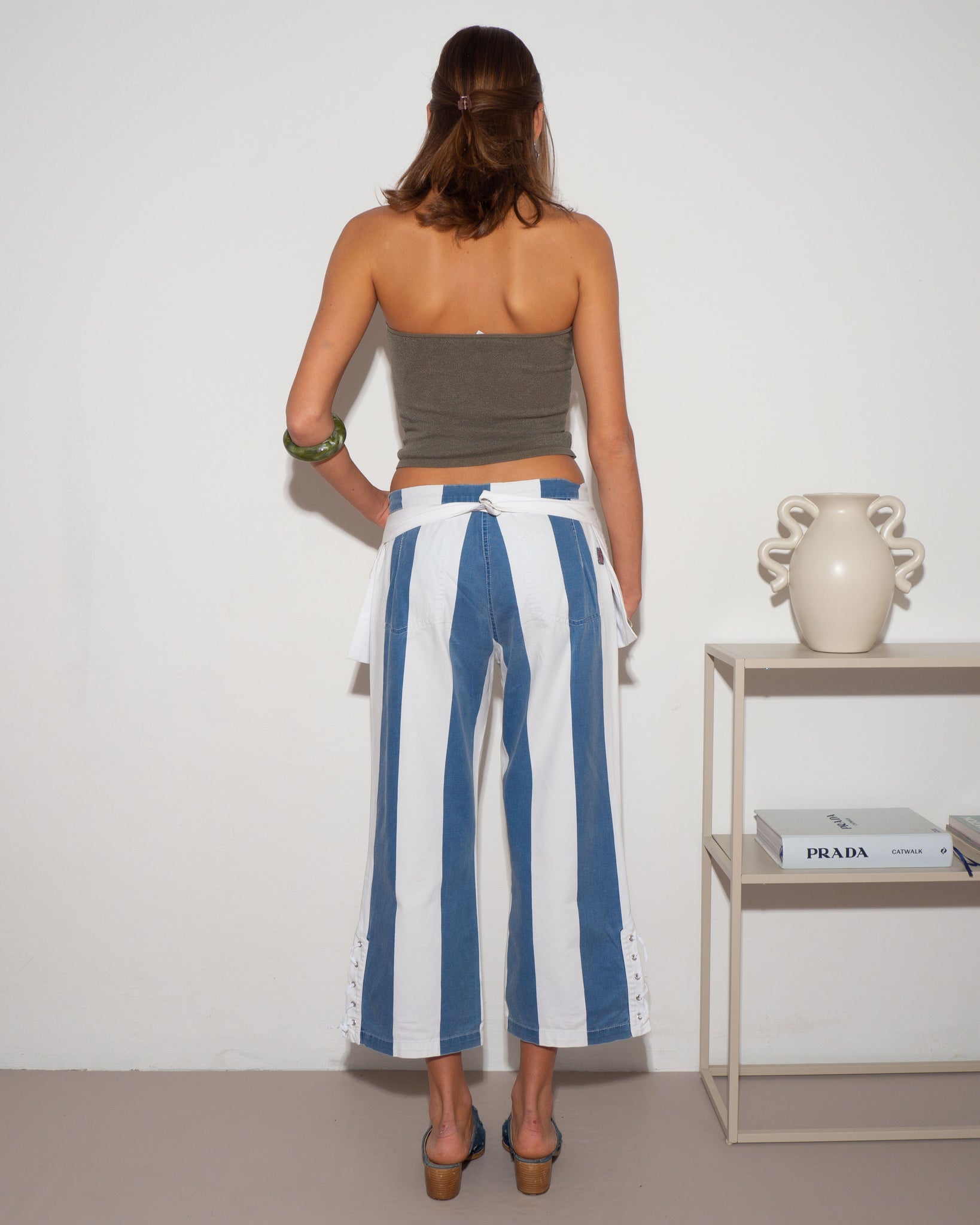 Striped Capri Pants