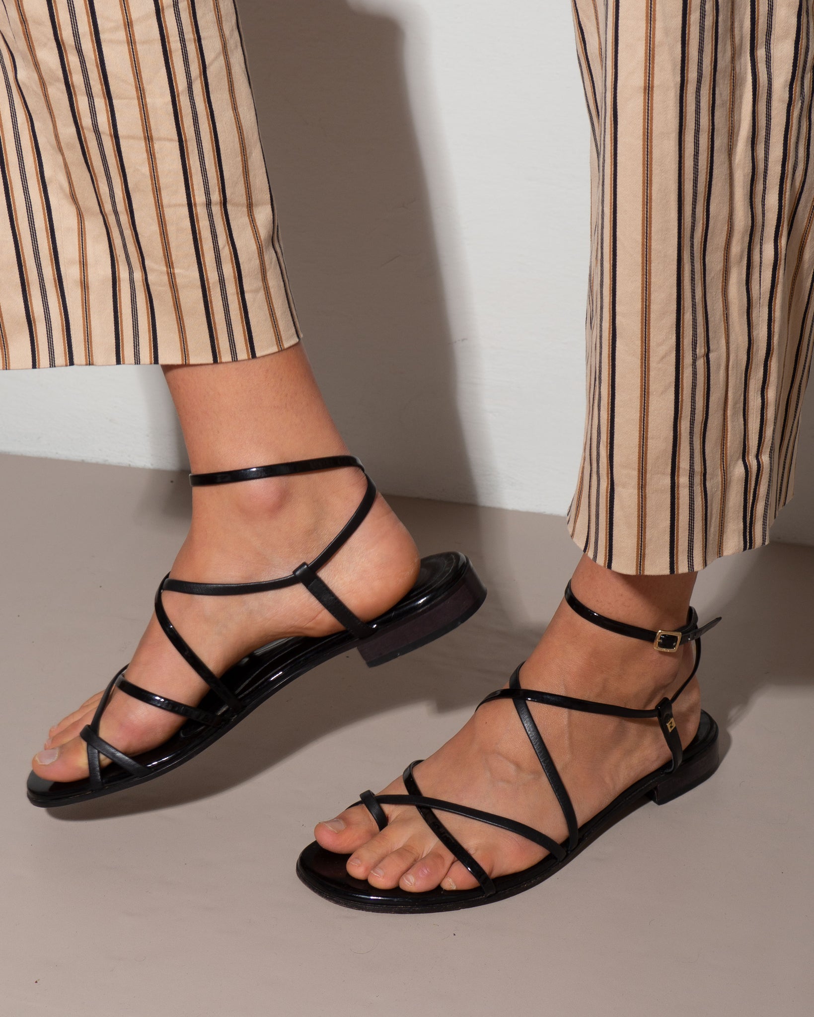 Fendi Strappy Sandals (40)