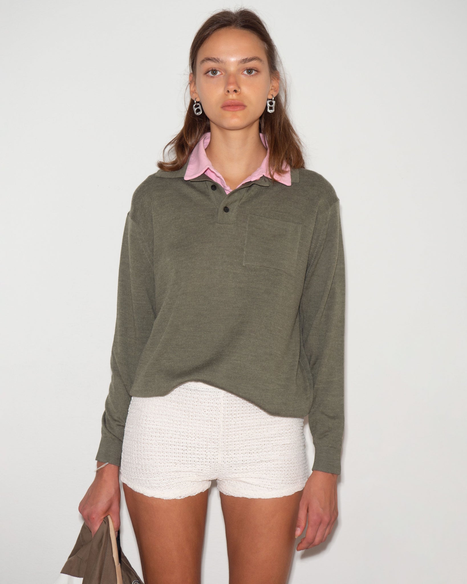 Wool Polo Knit