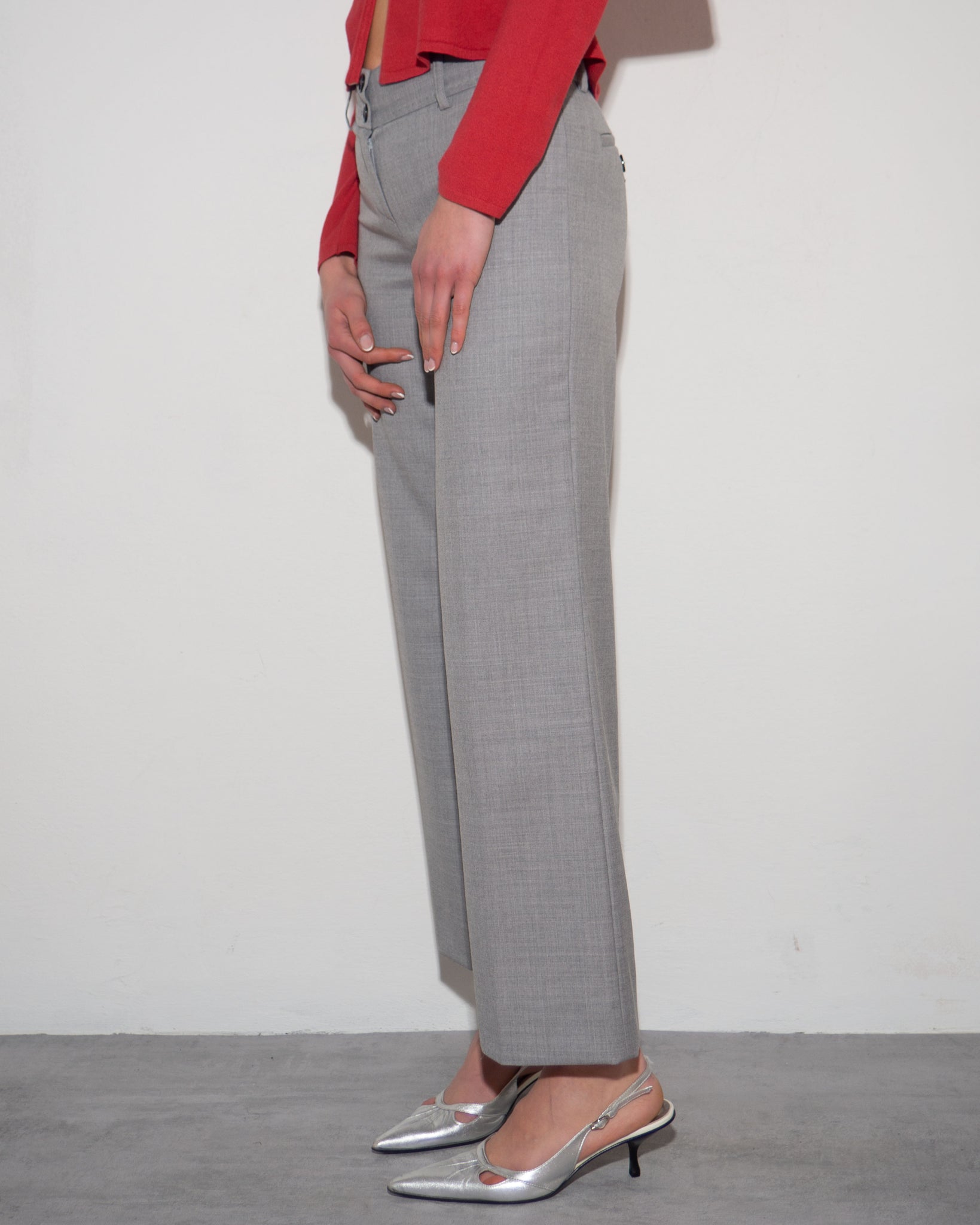 Wool Blend Trousers