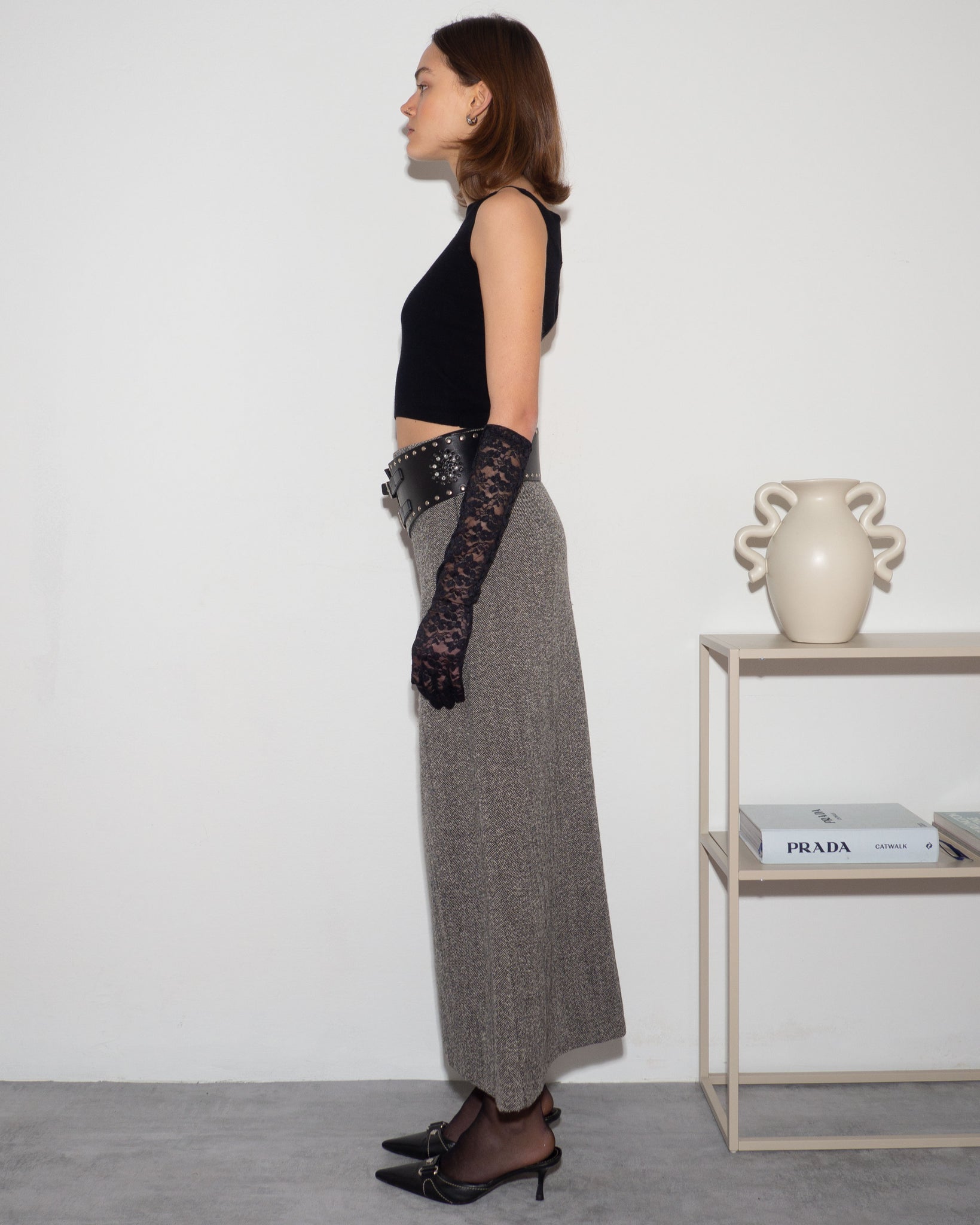 Wool Maxi Skirt