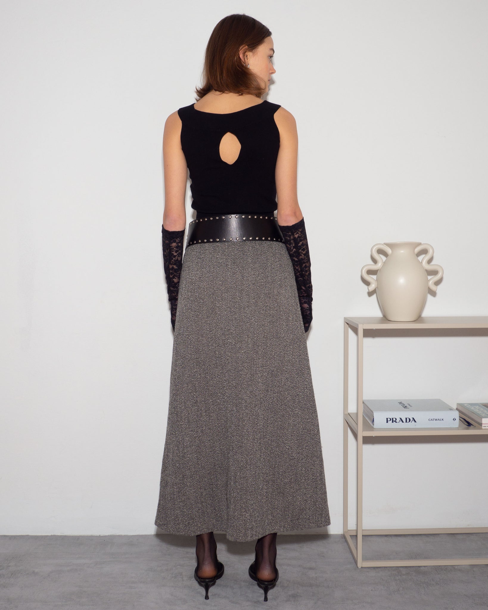 Wool Maxi Skirt