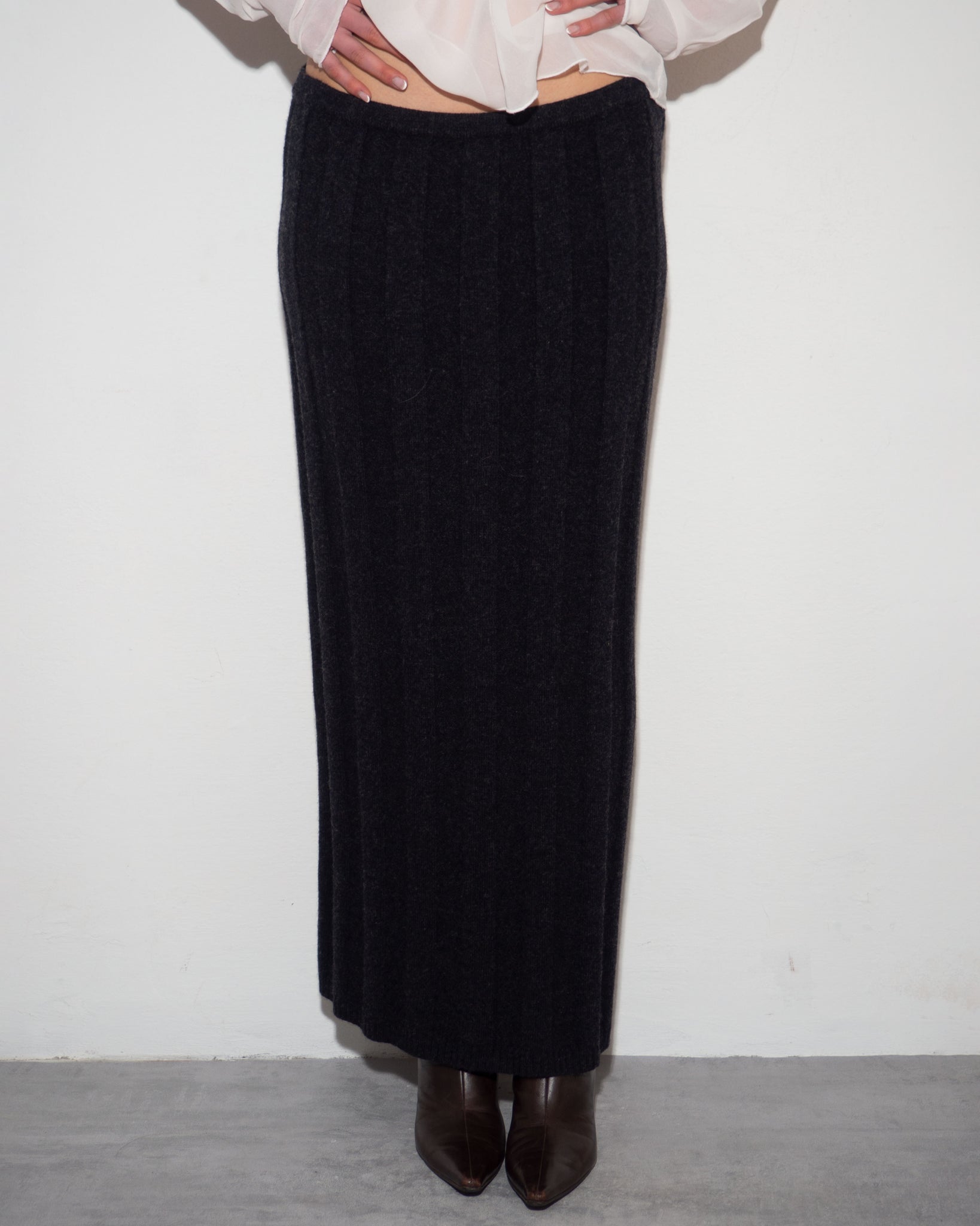 Knitted Maxi Skirt