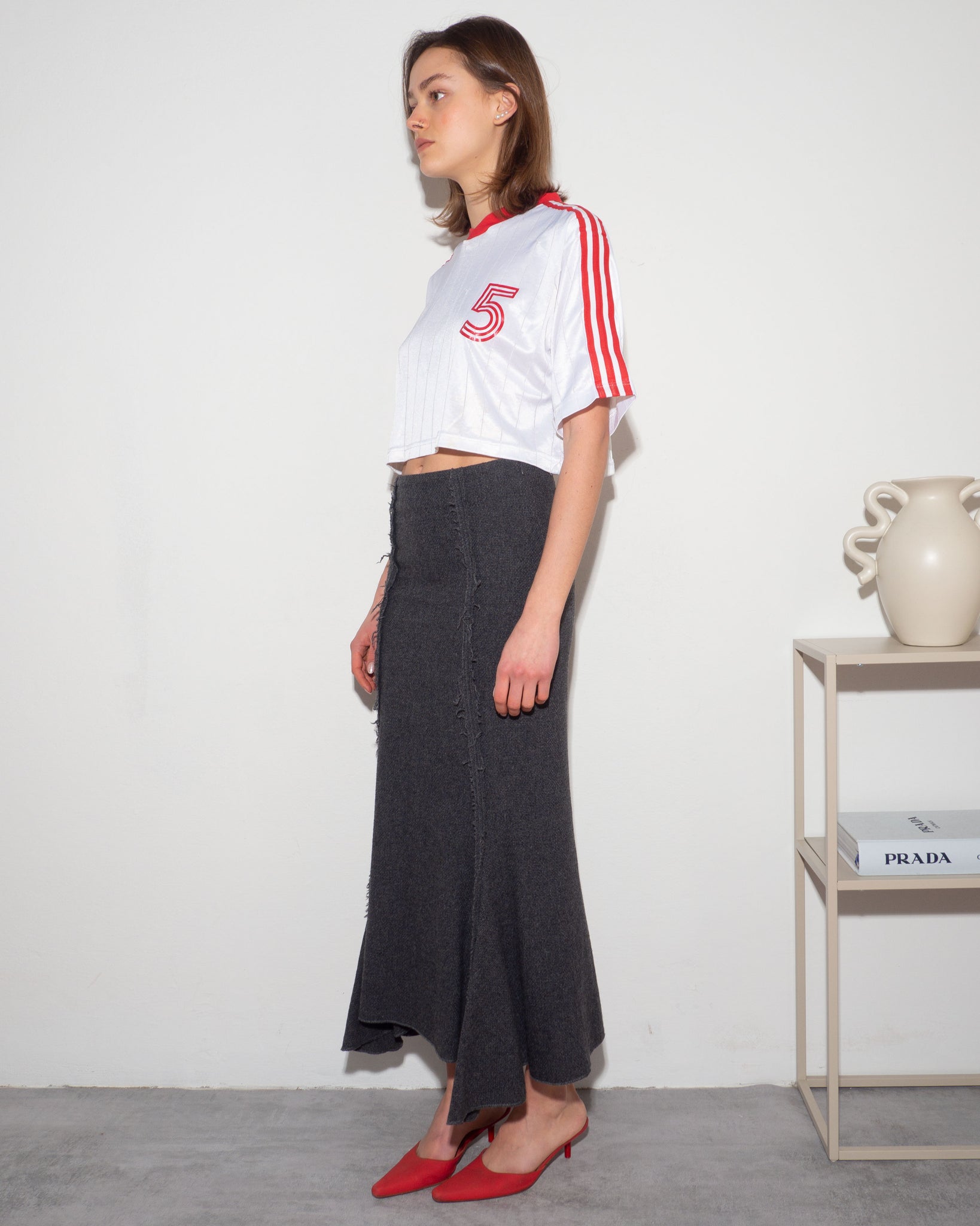 Adidas Cropped Tee (Made in USA)