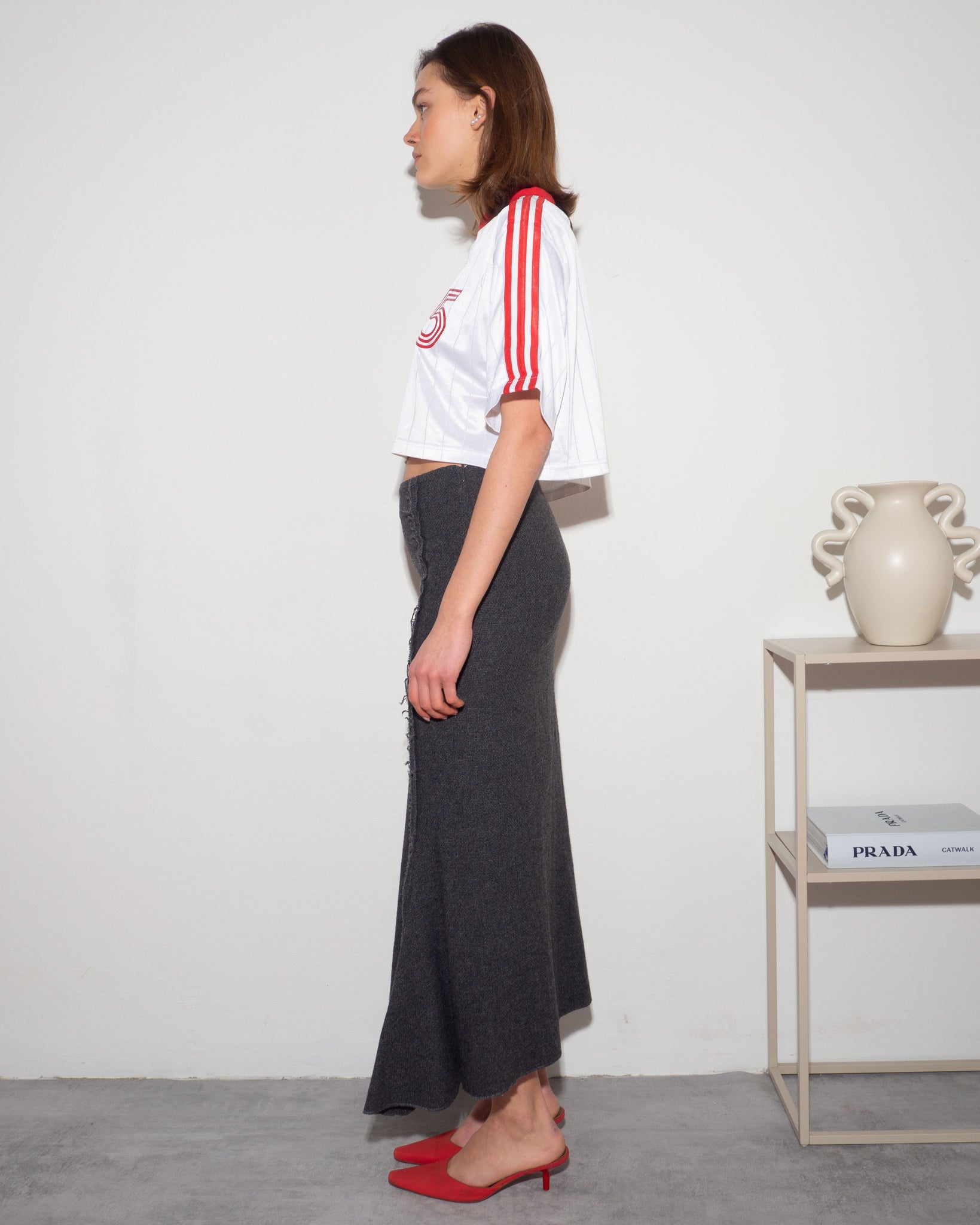 Adidas Cropped Tee (Made in USA)