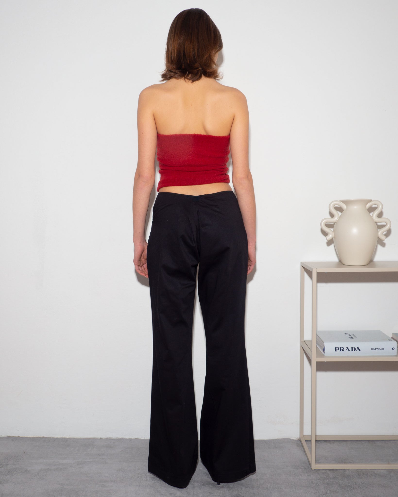 Asymmetric Belted Pants