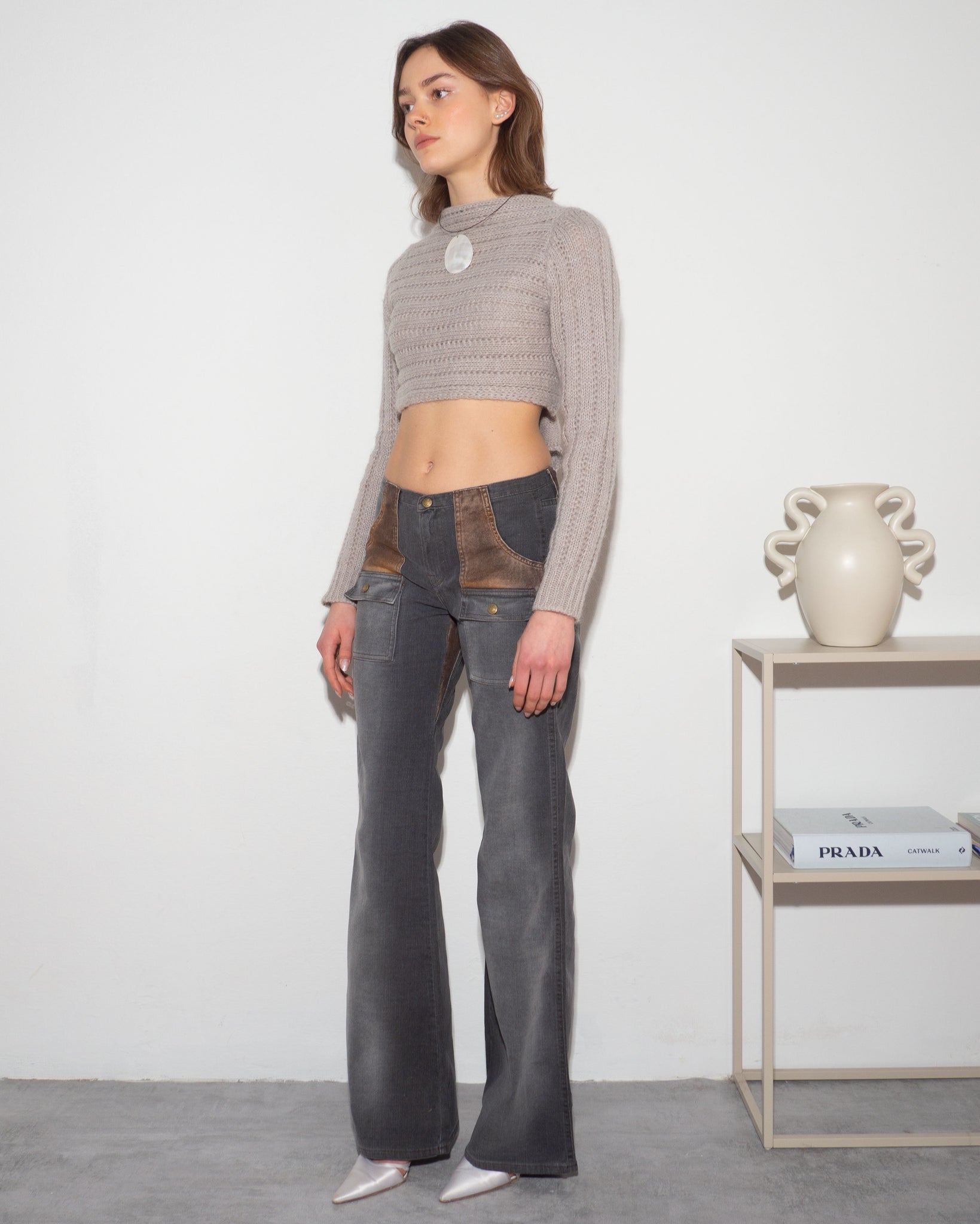 Mohair Knitted Shrug