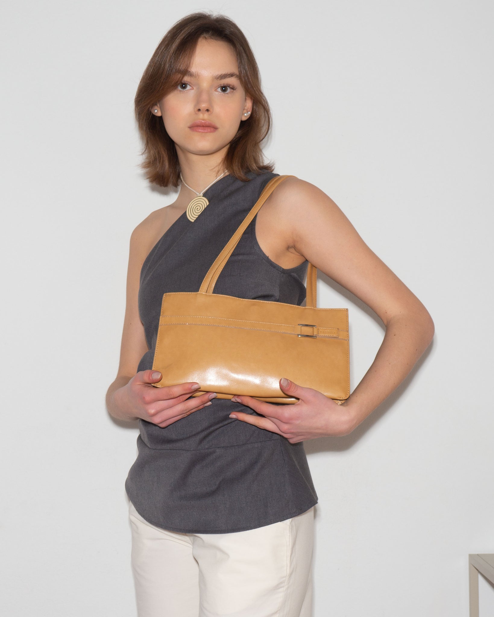 Beige Shoulder Bag