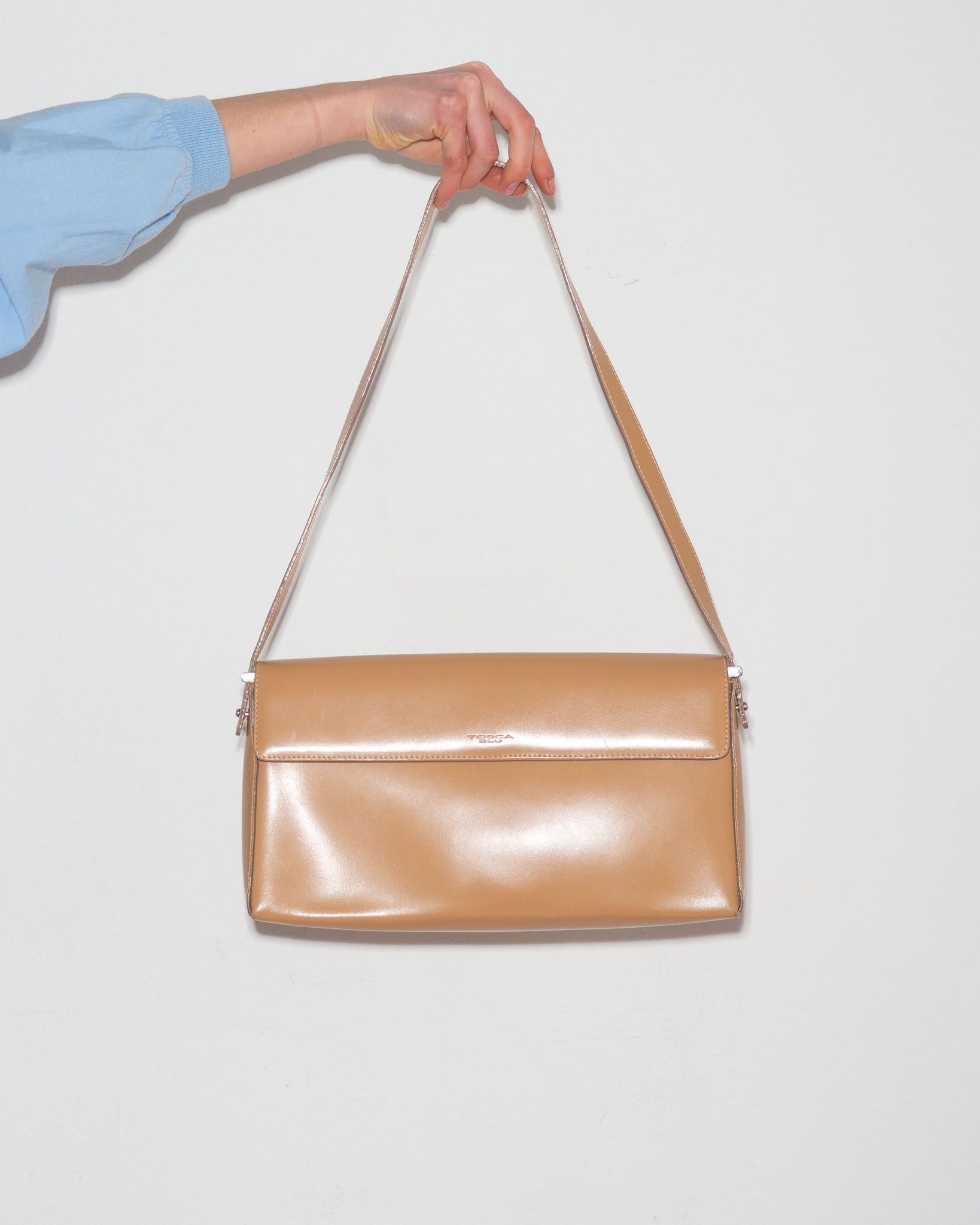 Beige Leather Bag