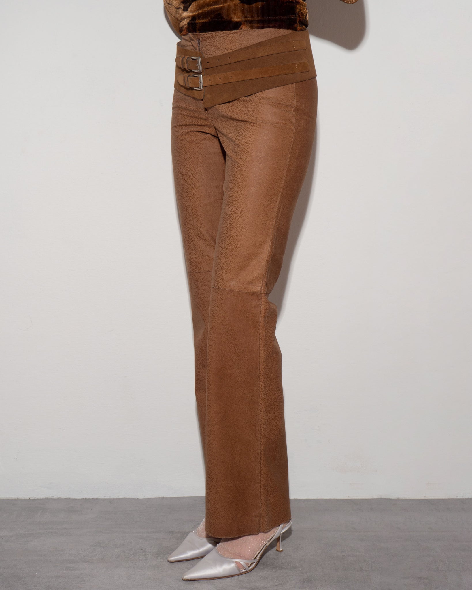 Leather Y2K Pants