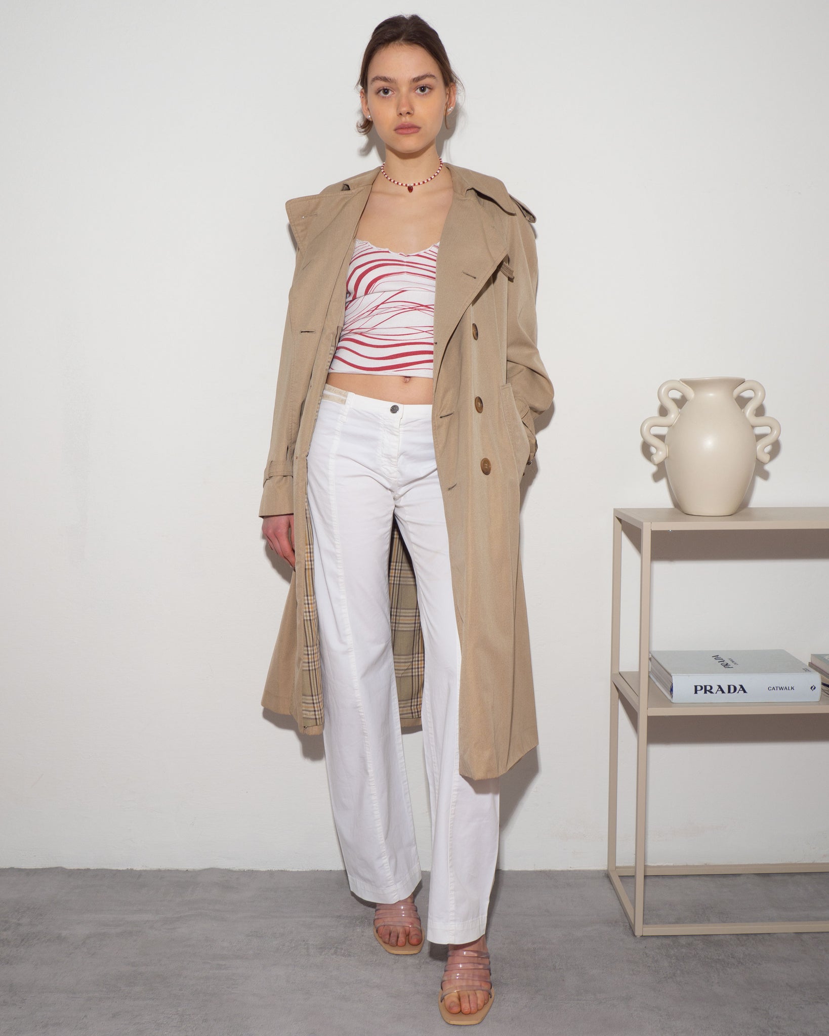 Beige Trench Coat