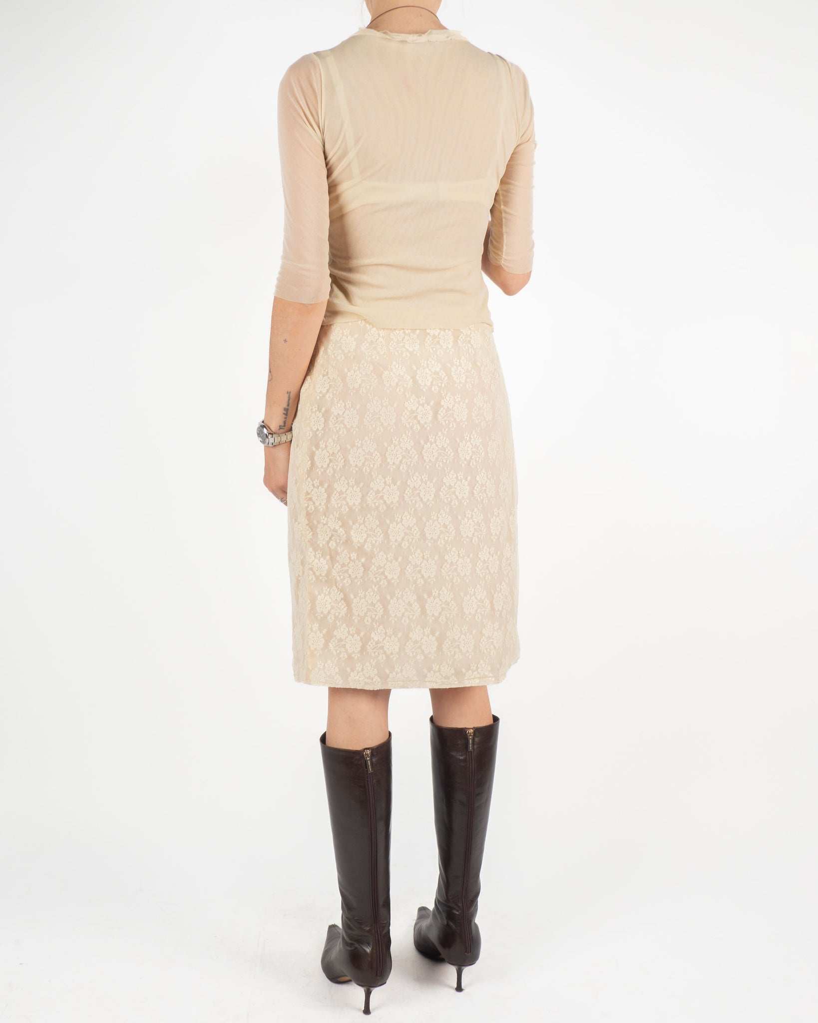 Moschino Lace Skirt