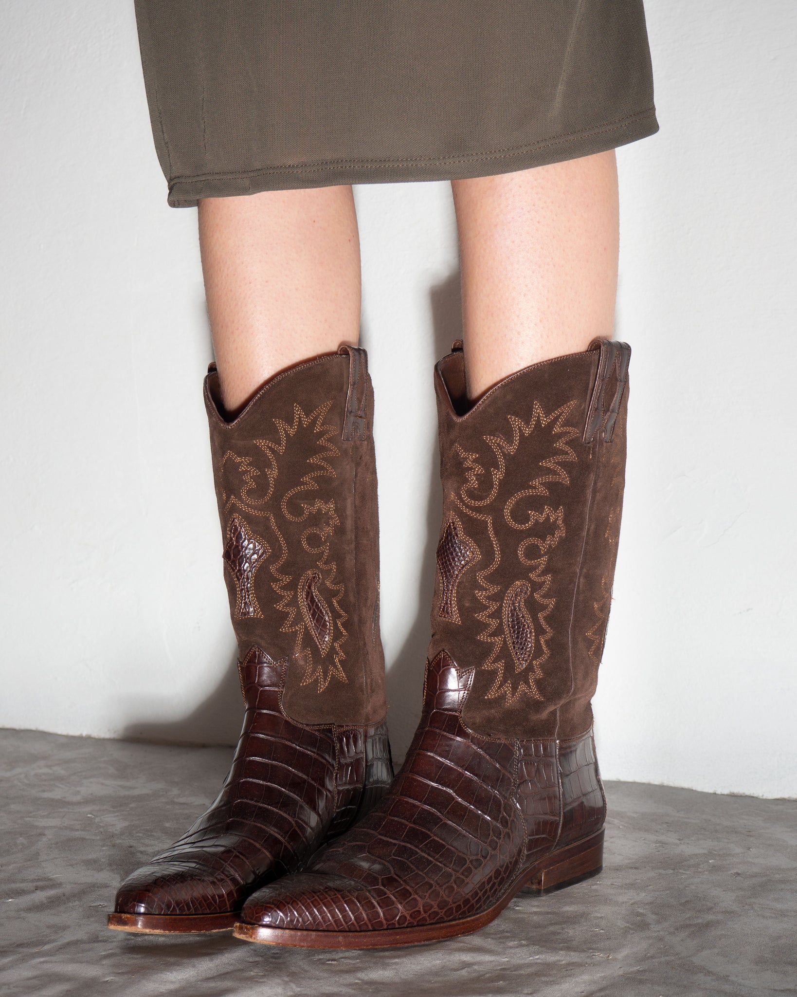 Sartore Lizard Cowboy Boots