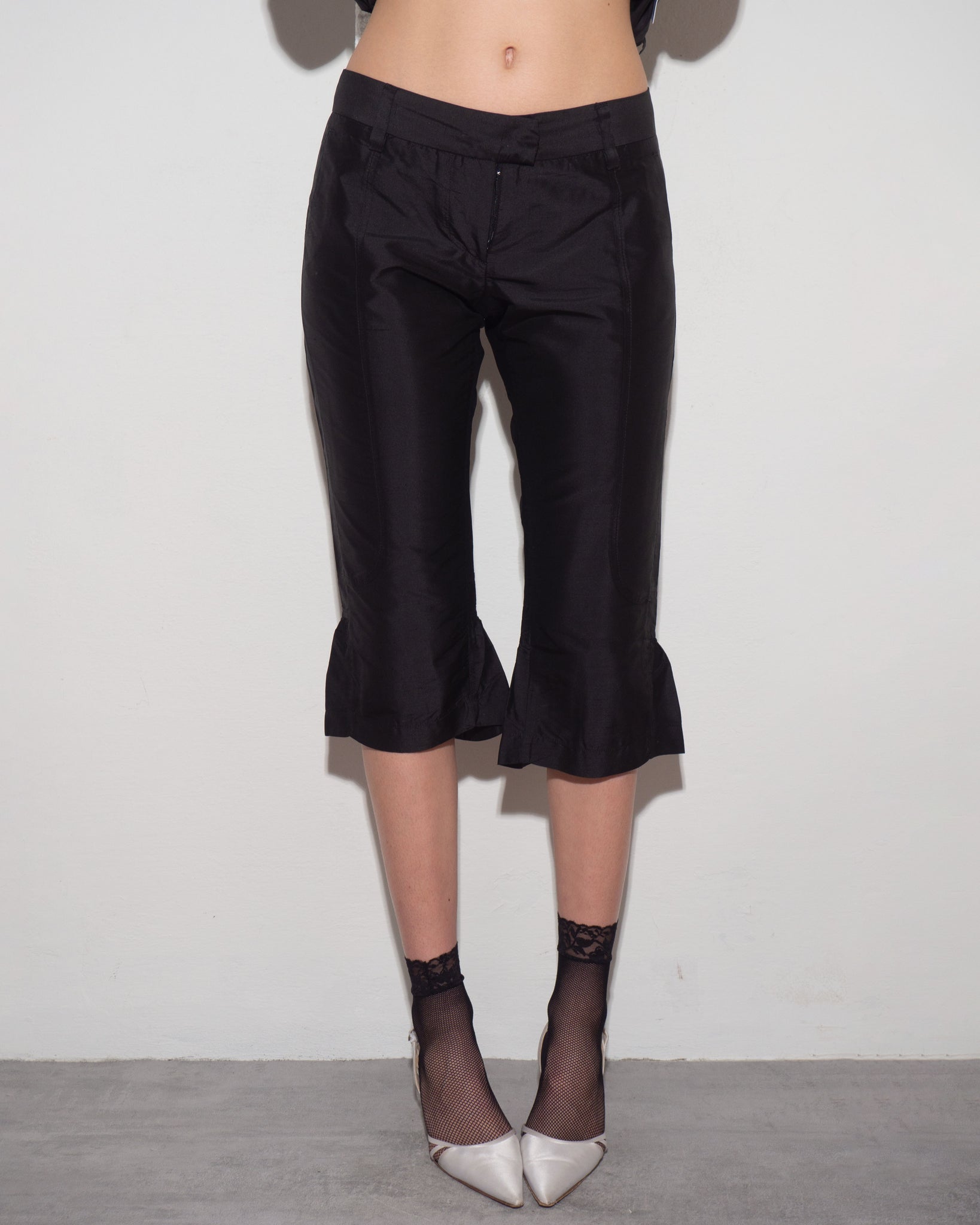 Silk Capri Pants