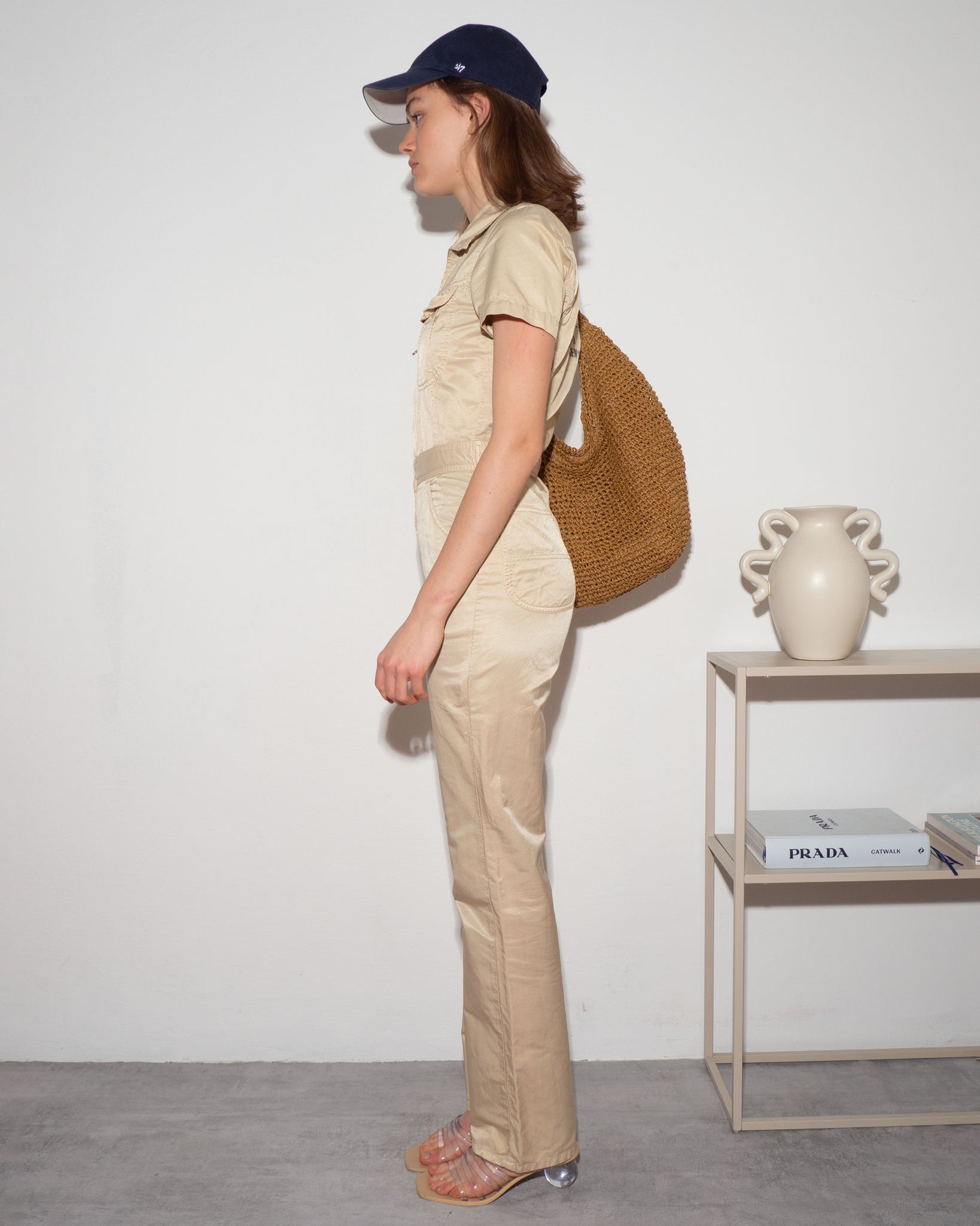 Replay Beige Dungarees