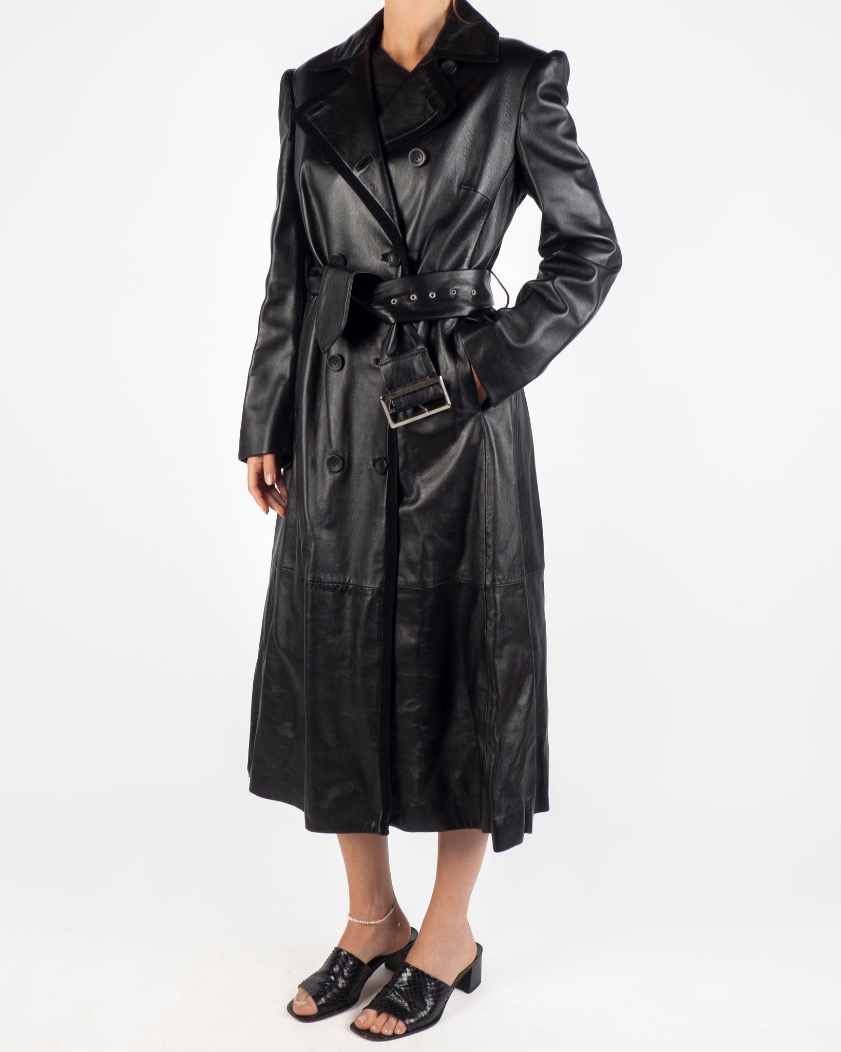 Max Mara Leather Trench