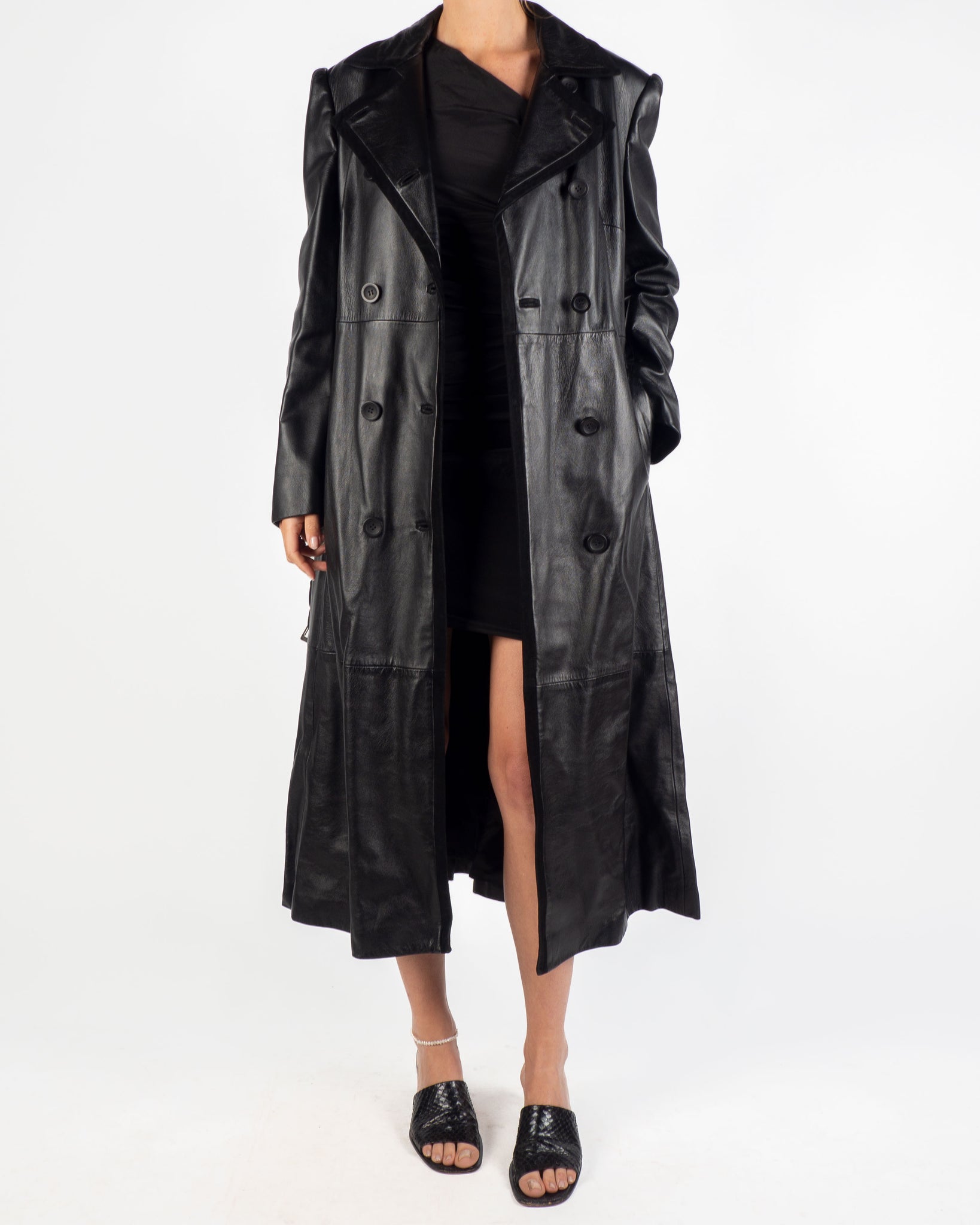 Max Mara Leather Trench