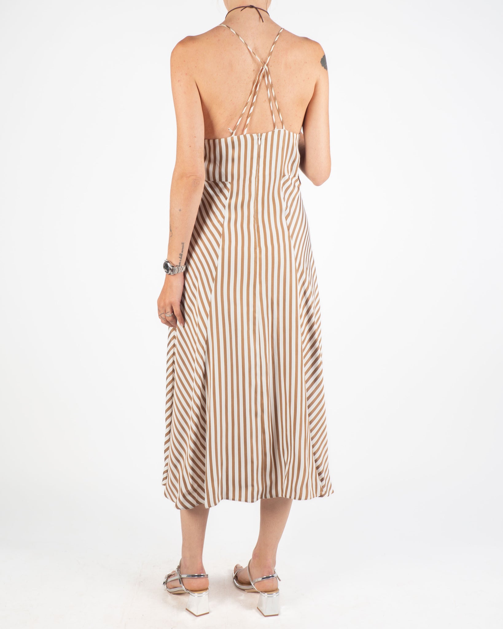 Striped Midi Dress