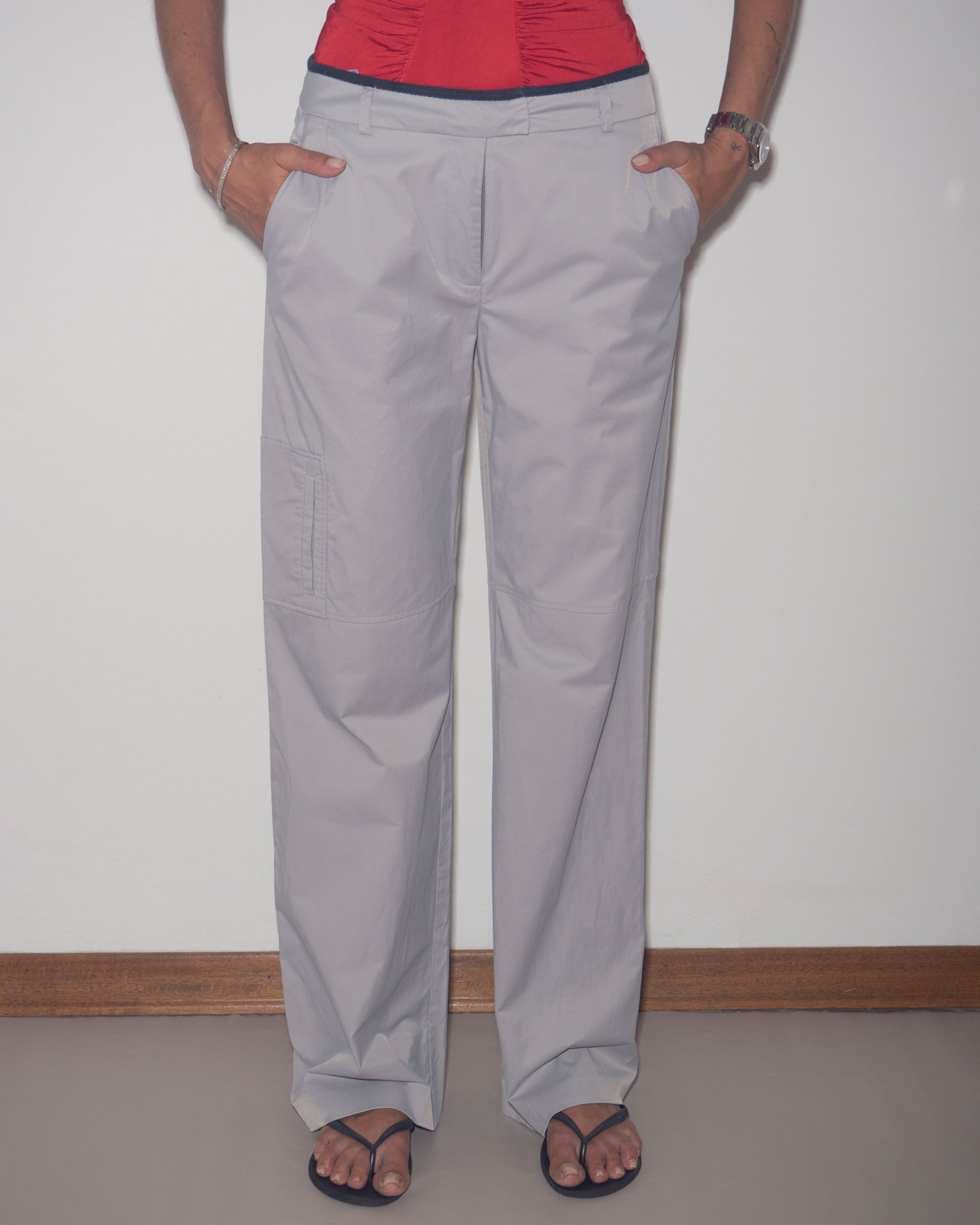 Gray Cargo Pants