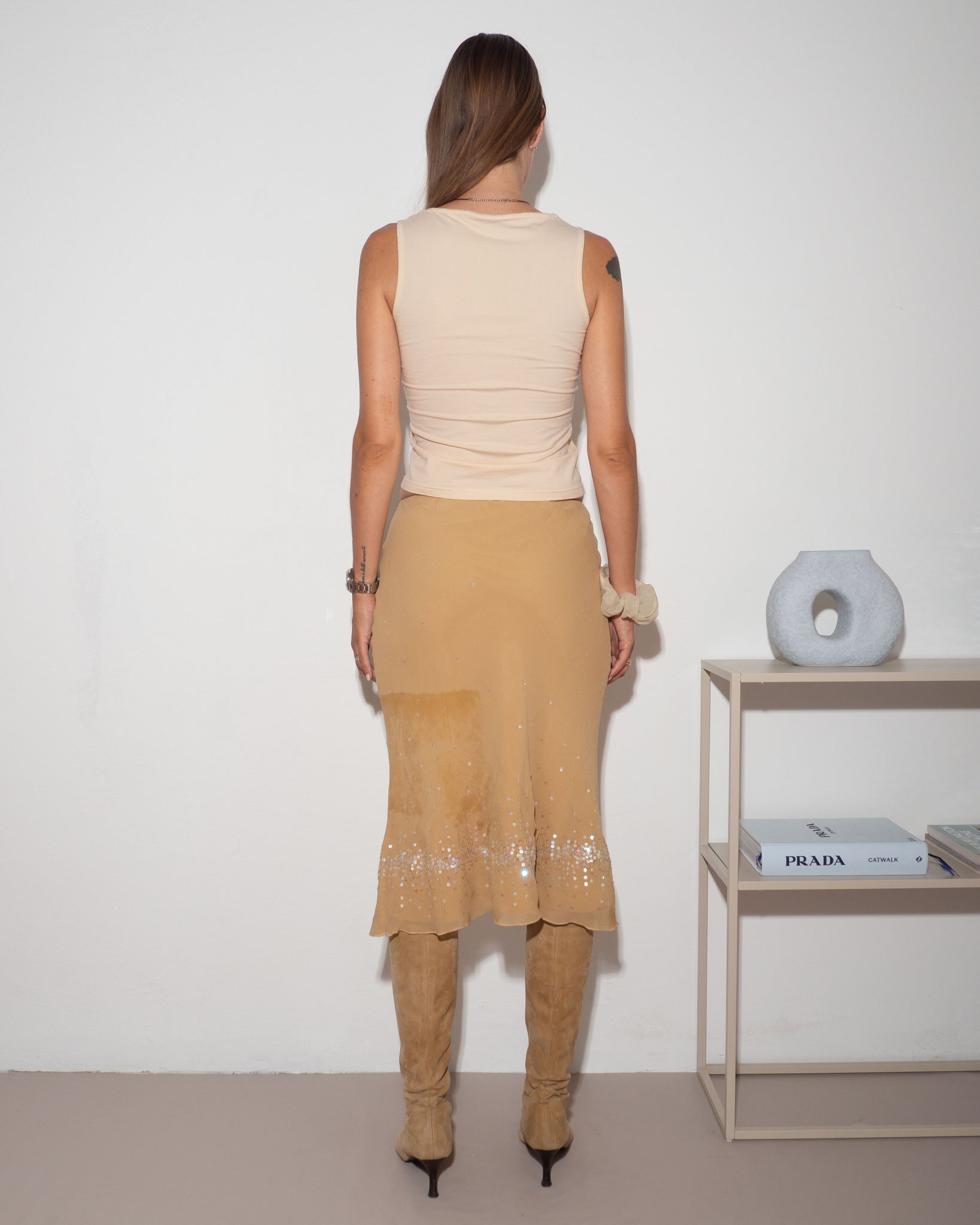 Minimal Beige Tank