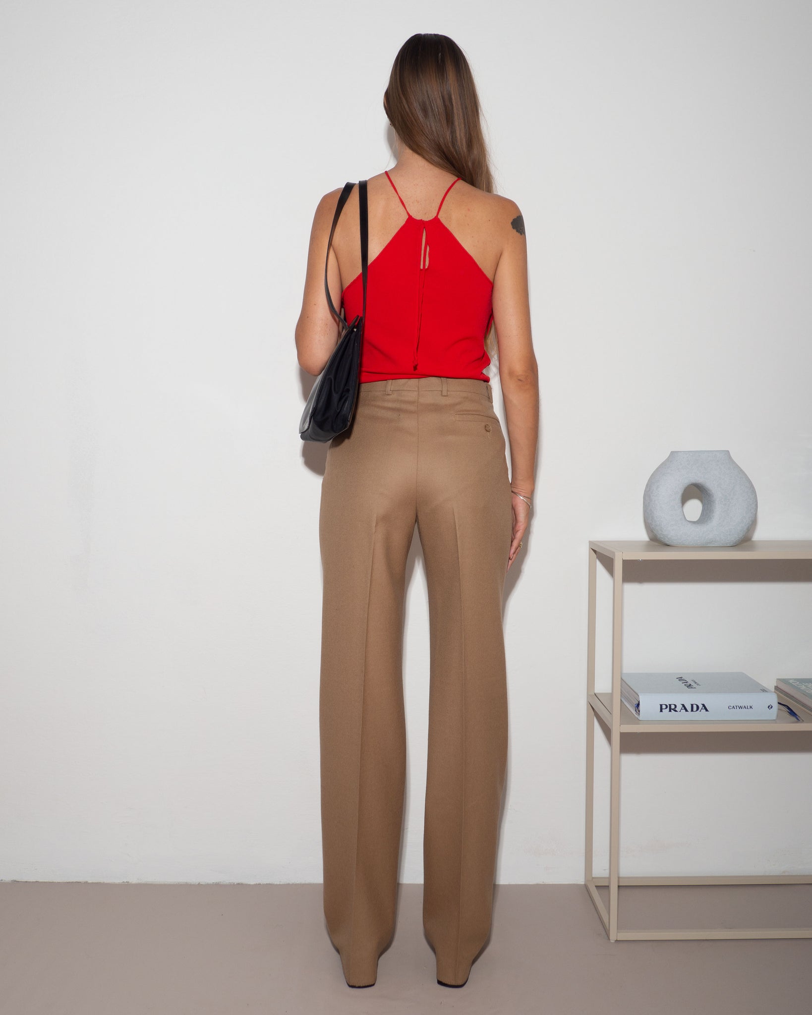 Pleated Wool Trousers