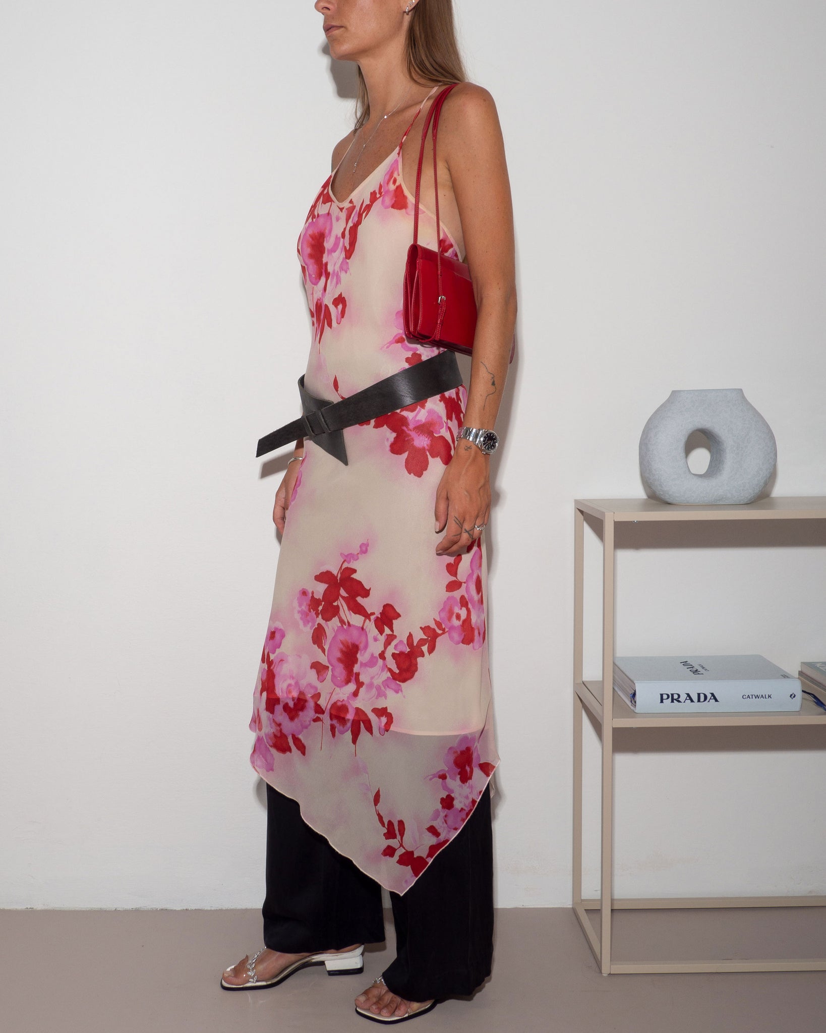 Floral Silk Dress