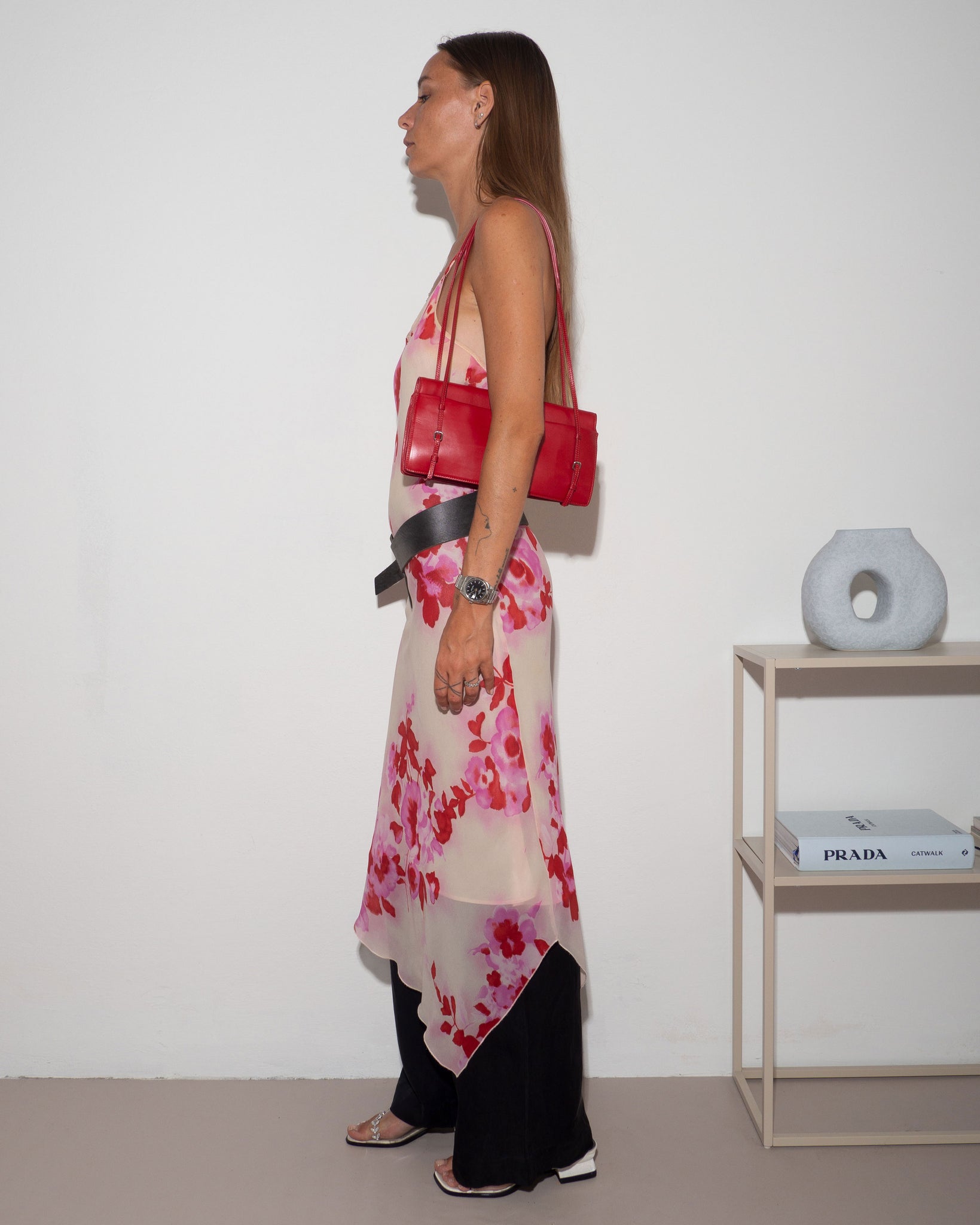 Floral Silk Dress