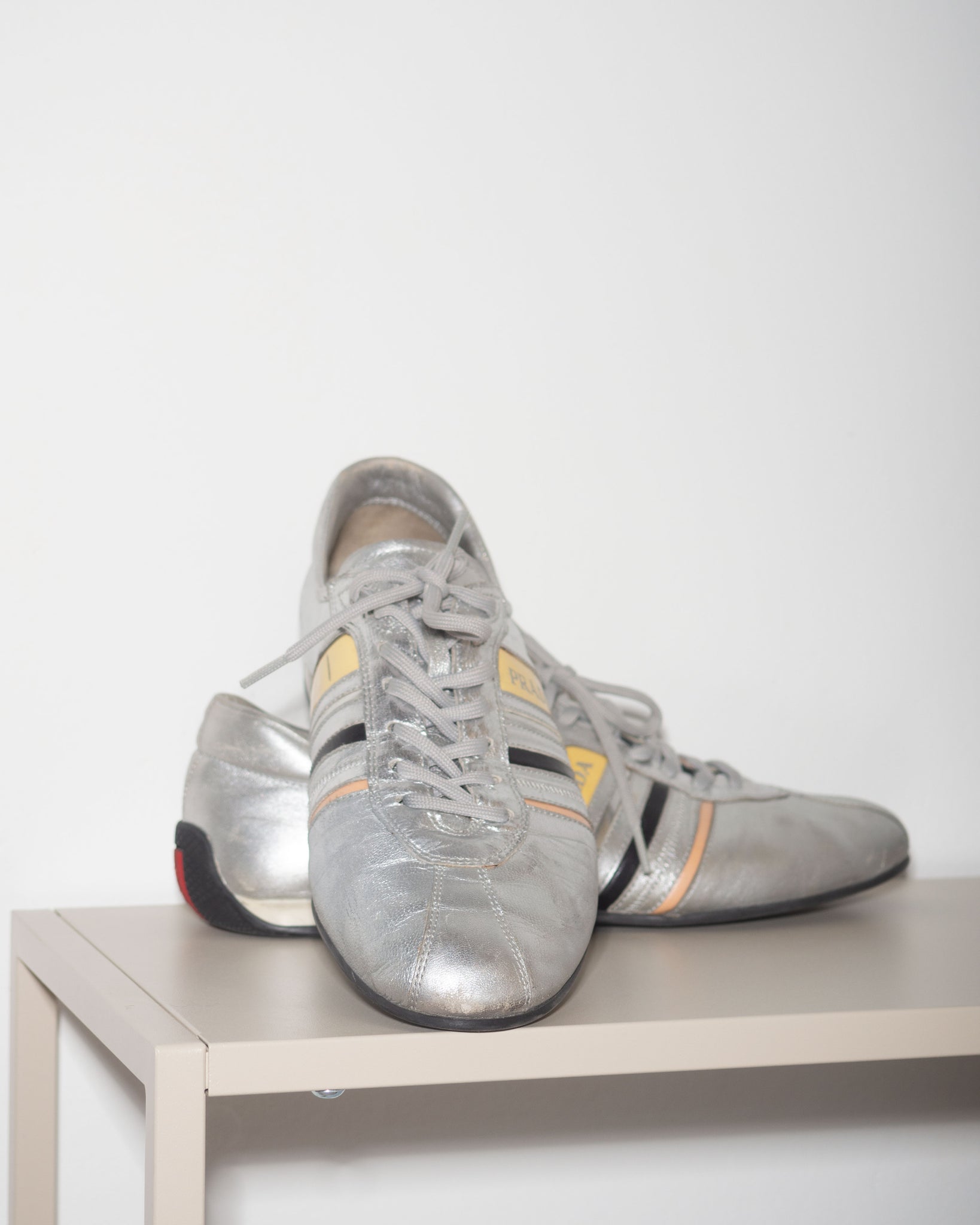 Prada Silver Sneakers (39.5)