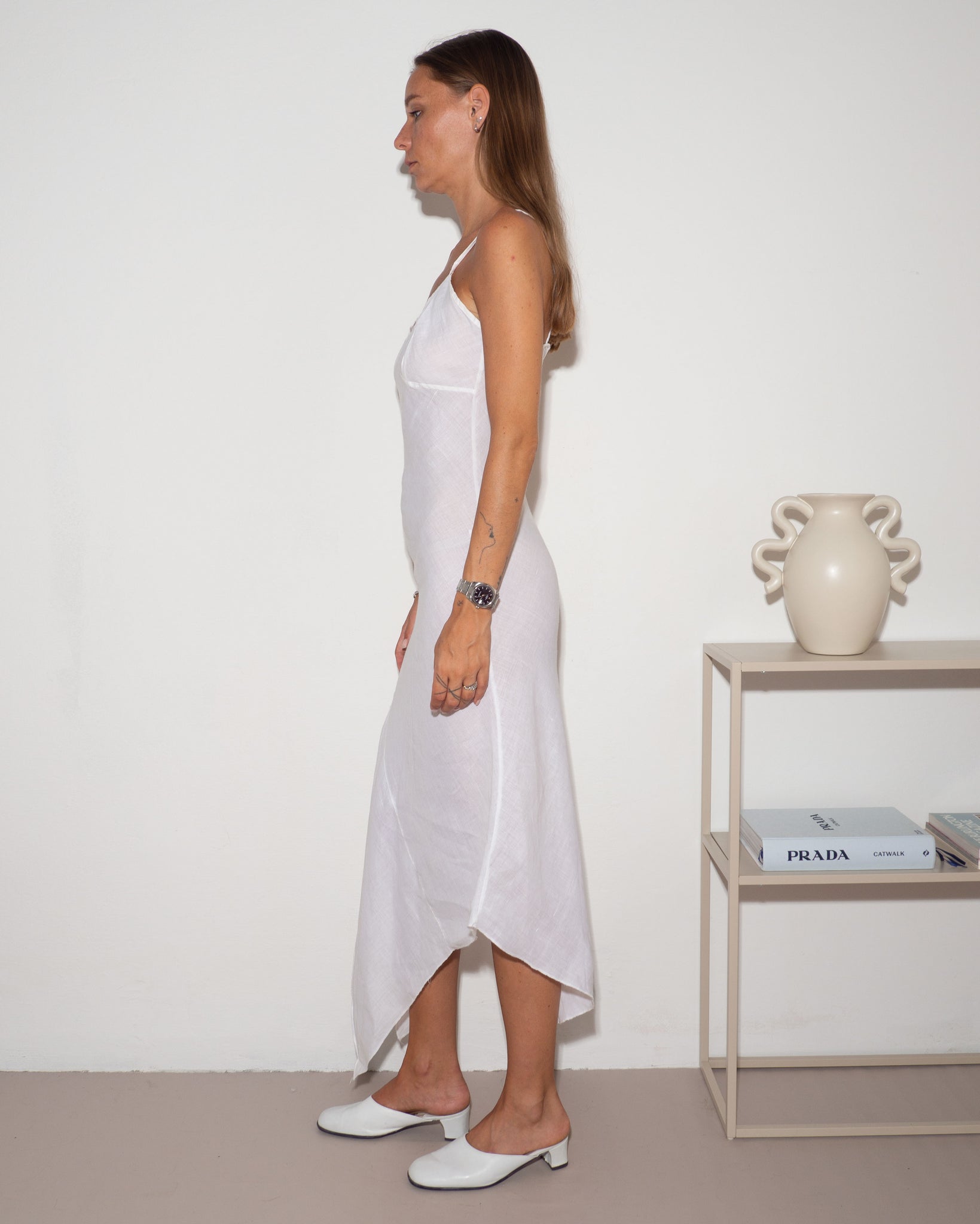 Linen Asymmetric Dress