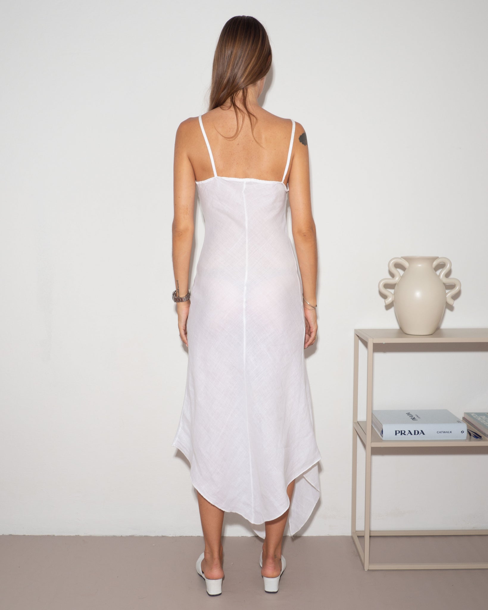 Linen Asymmetric Dress