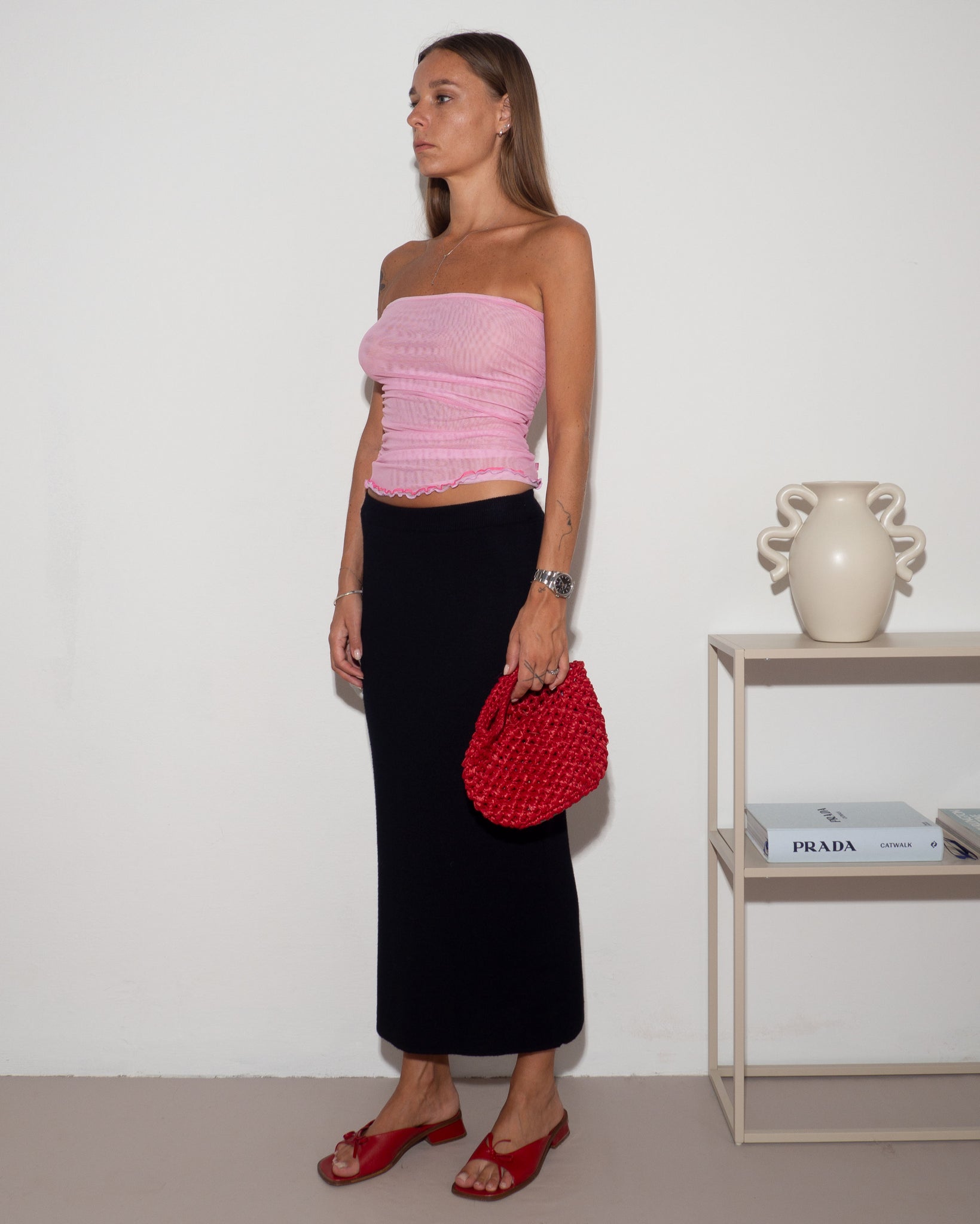 Knitted Maxi Skirt