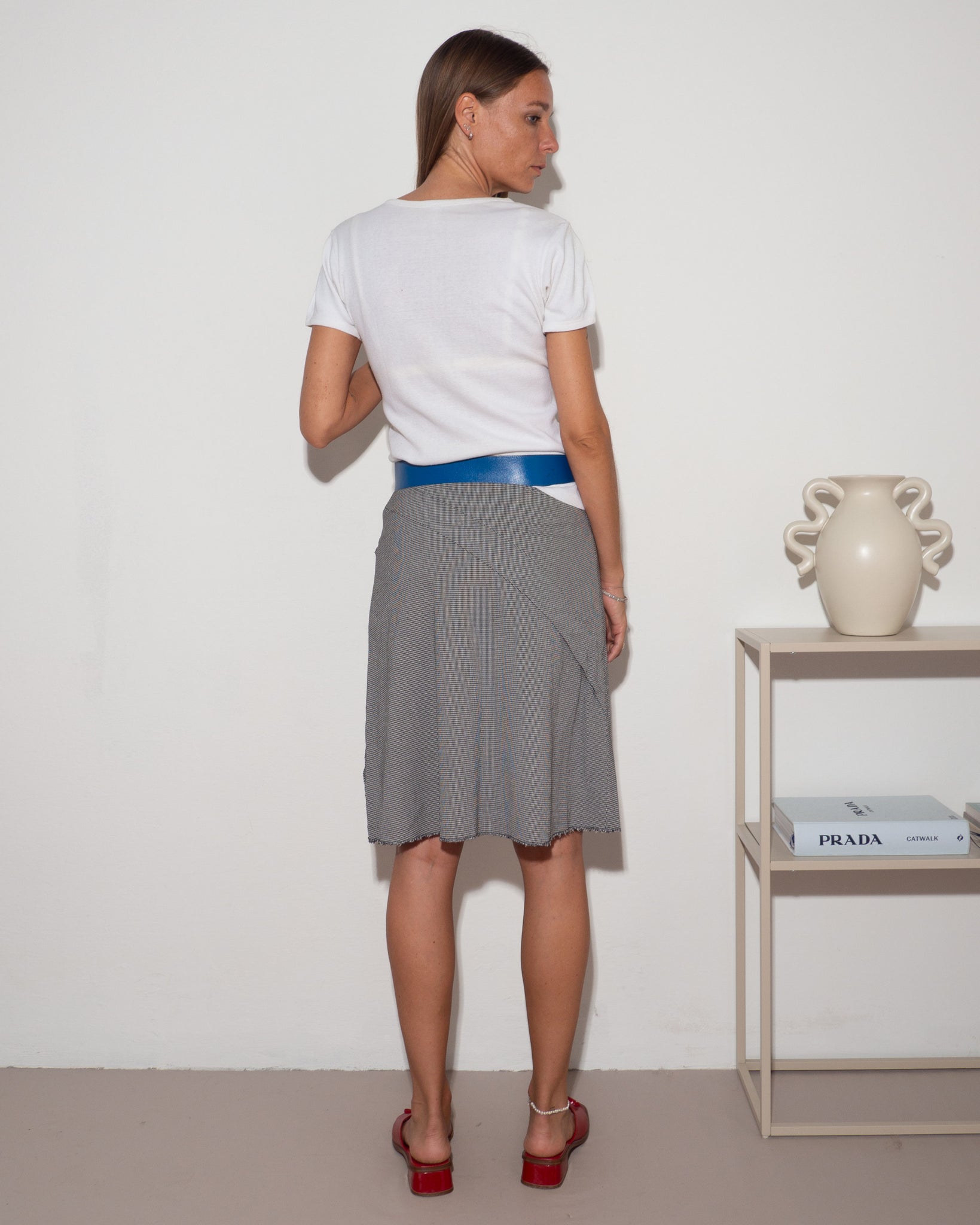 Simultaneous Gingham Skirt