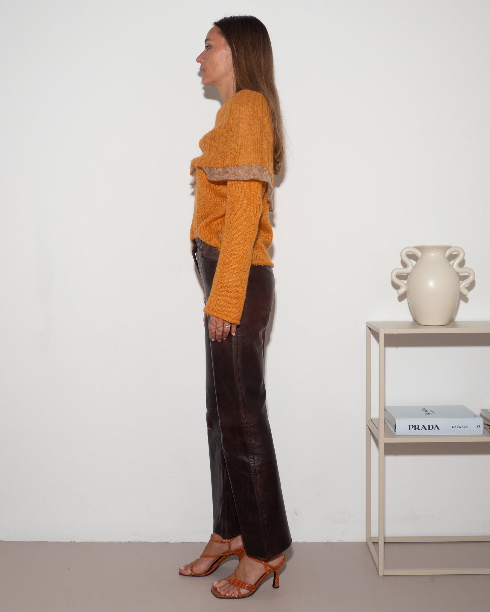 Cerruti 1881 Leather Pants