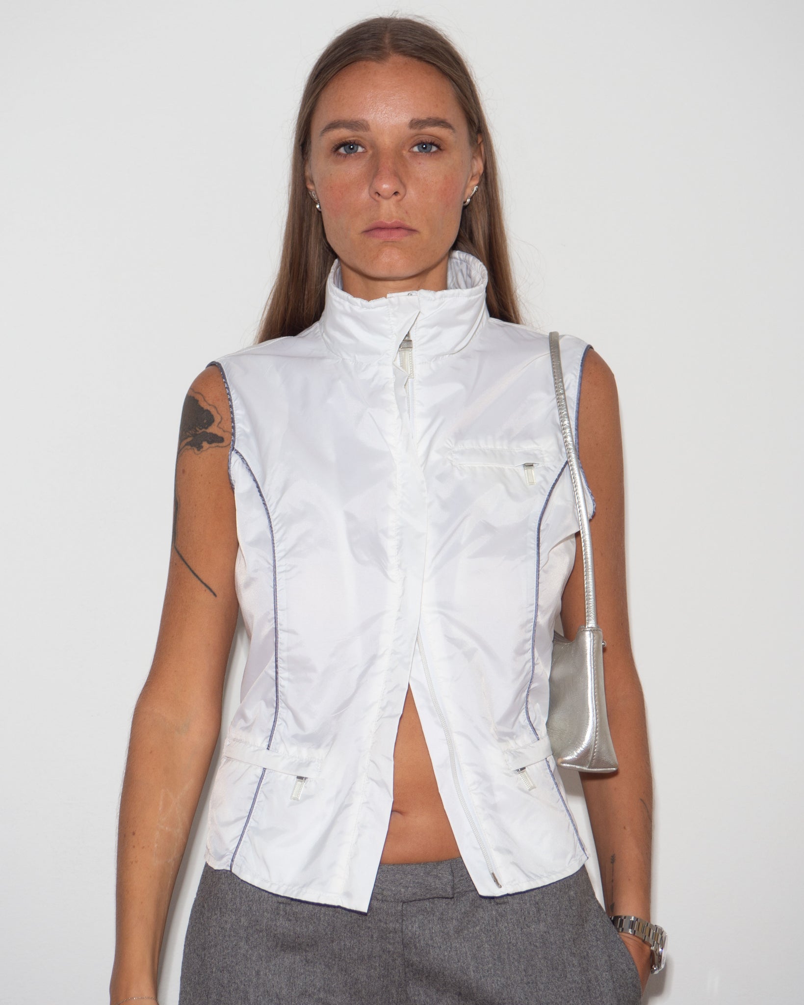 Nylon Zip Waistcoat