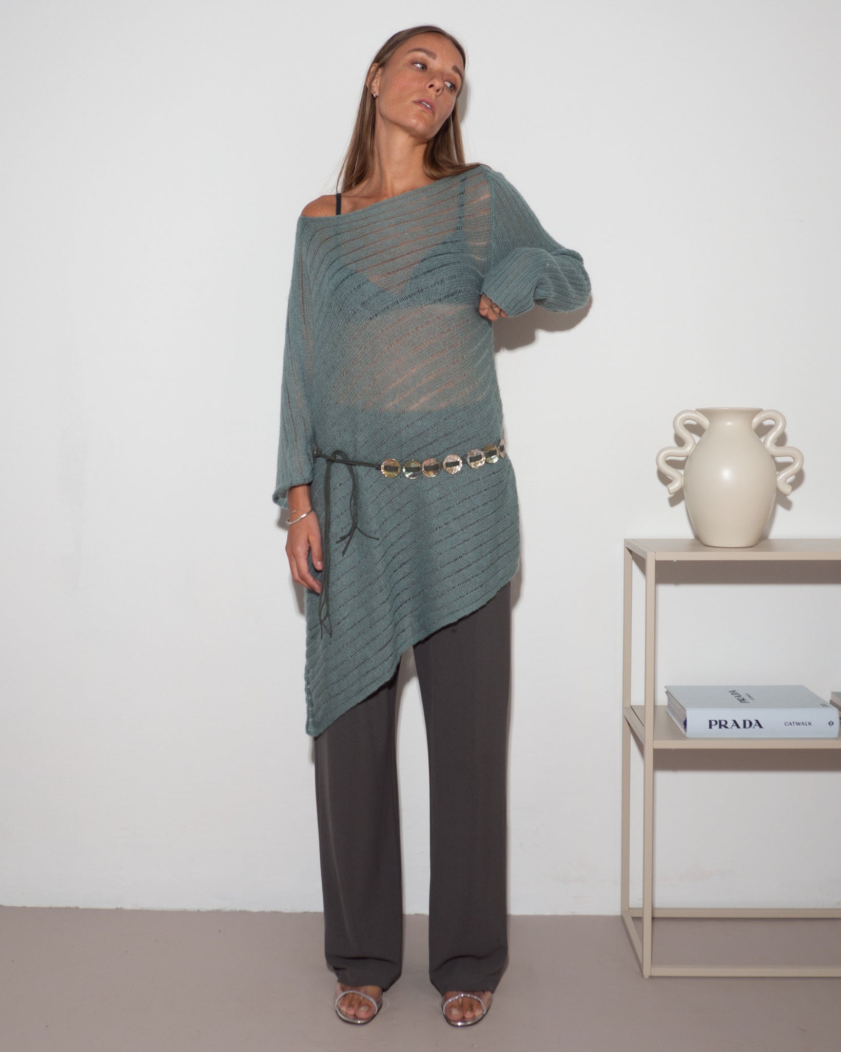 Mohair Asymmetric Knit