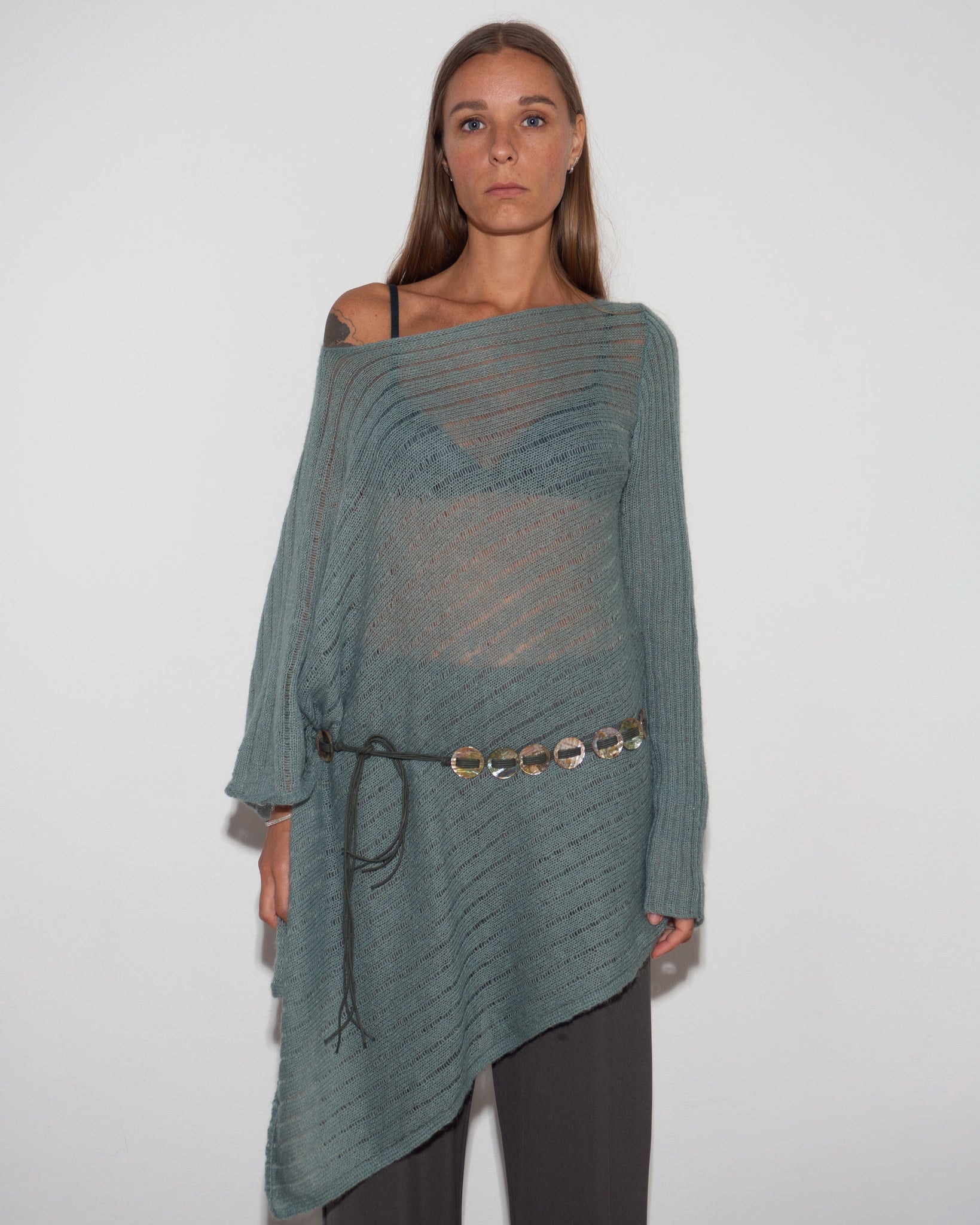 Mohair Asymmetric Knit