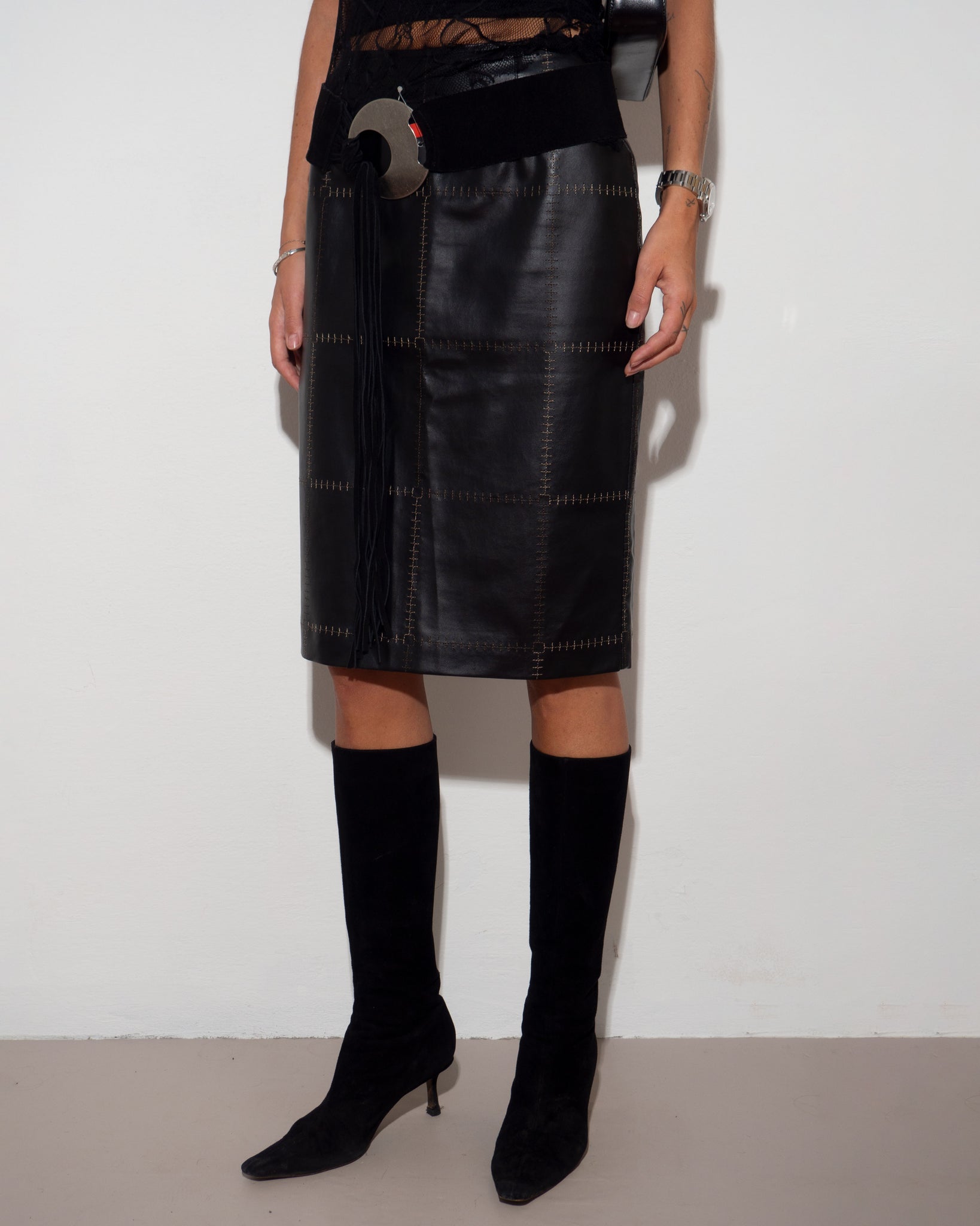 Black Midi Skirt