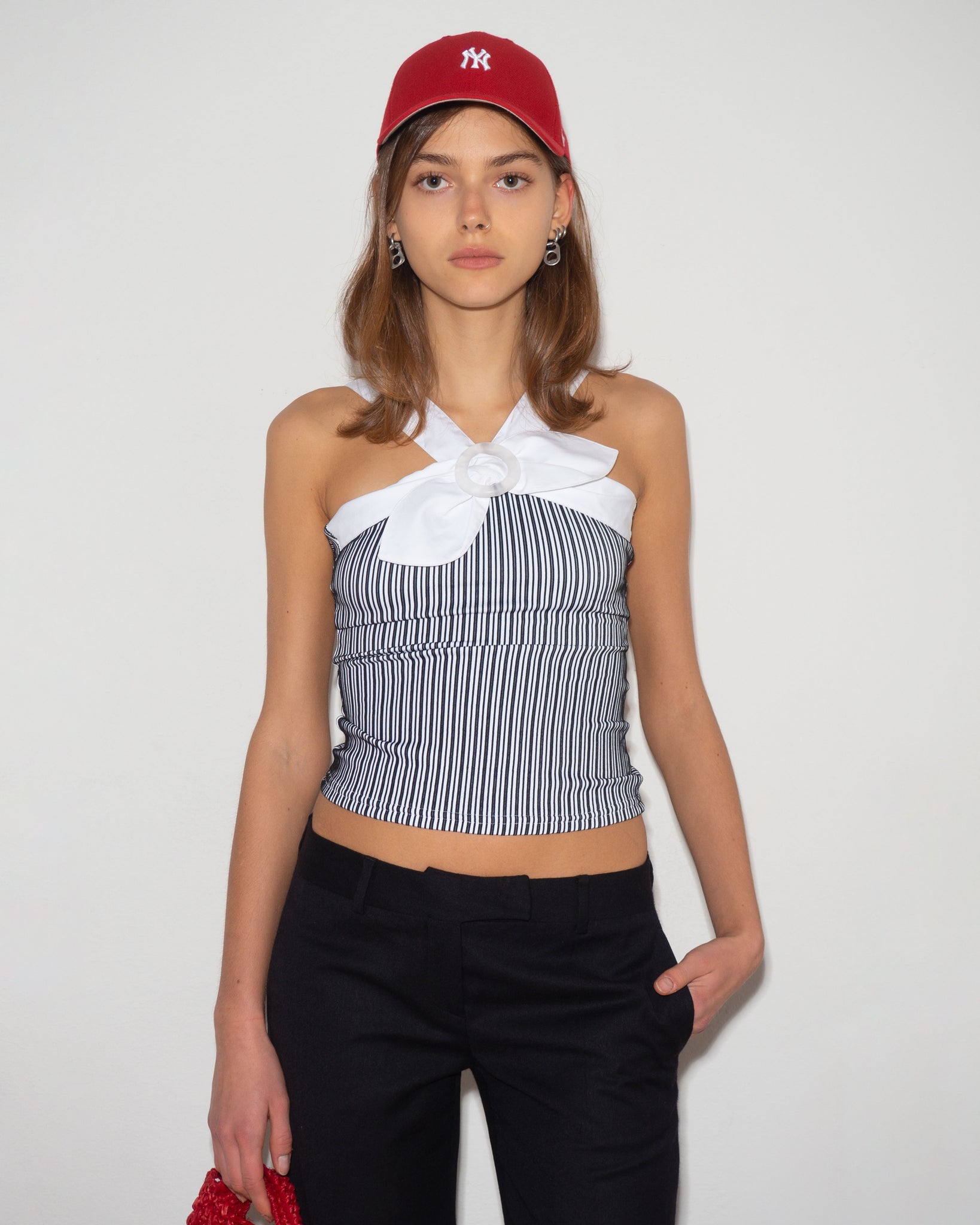 Fitted Striped Top