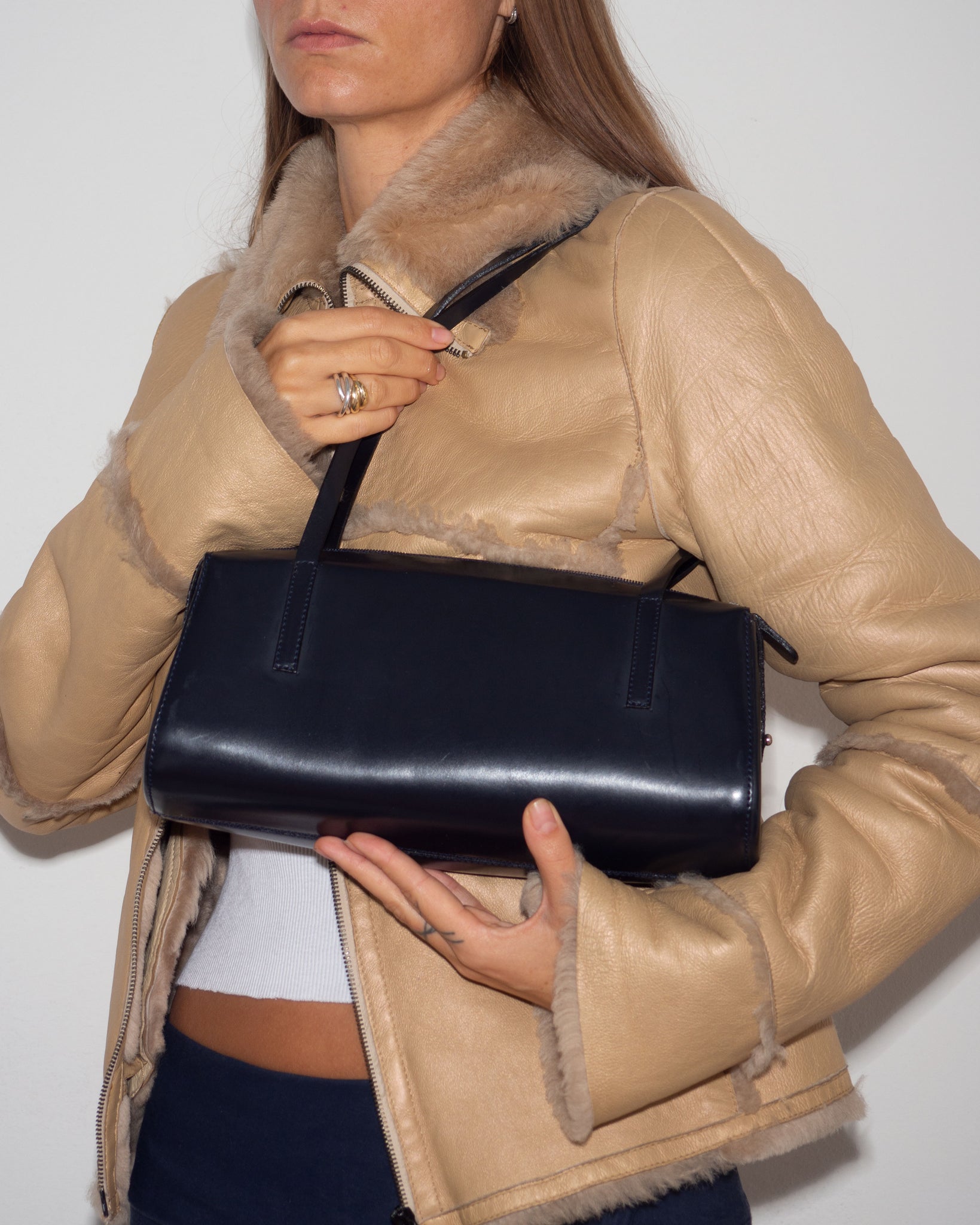 Midnight Leather Bag