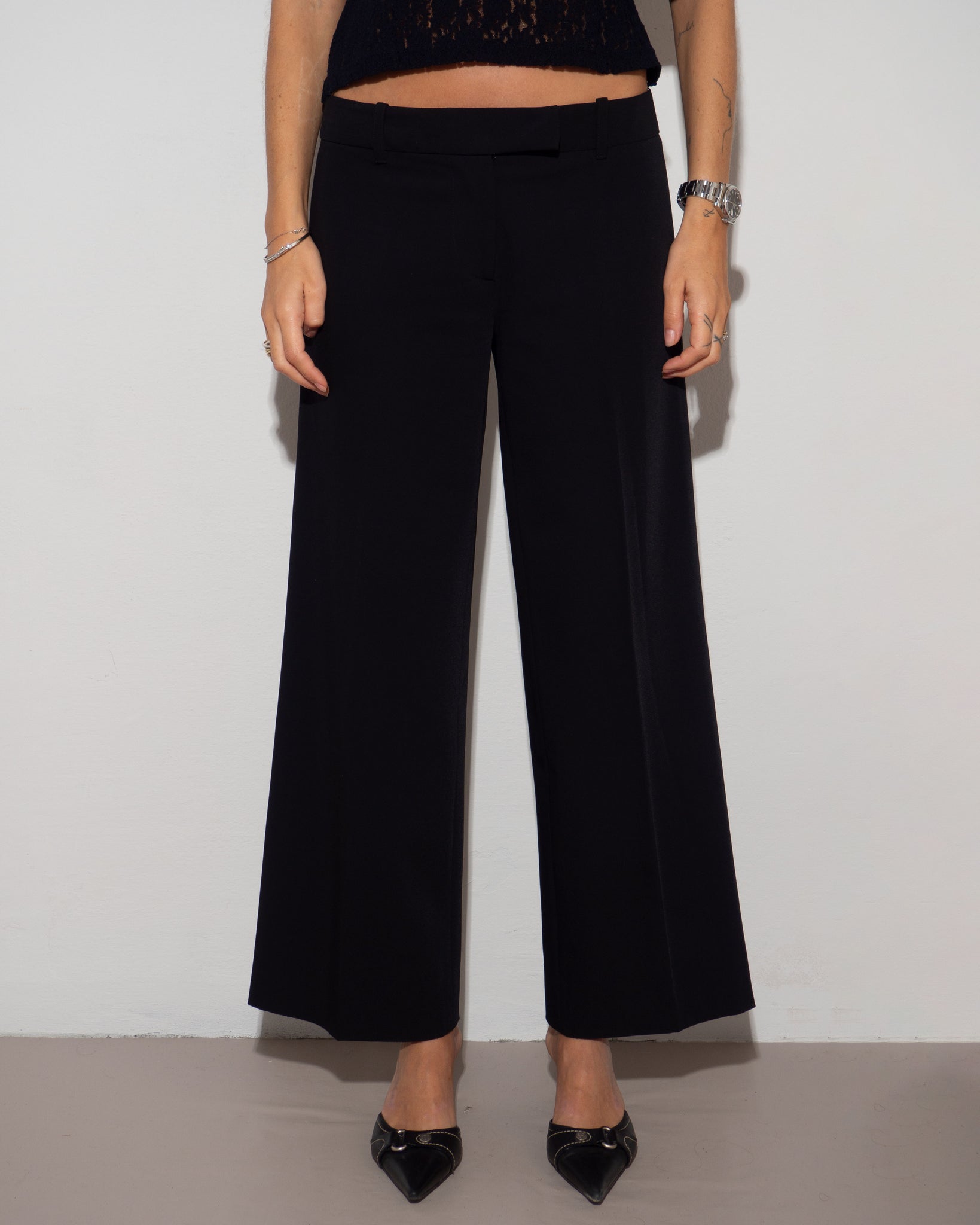 Wool Blend Trousers