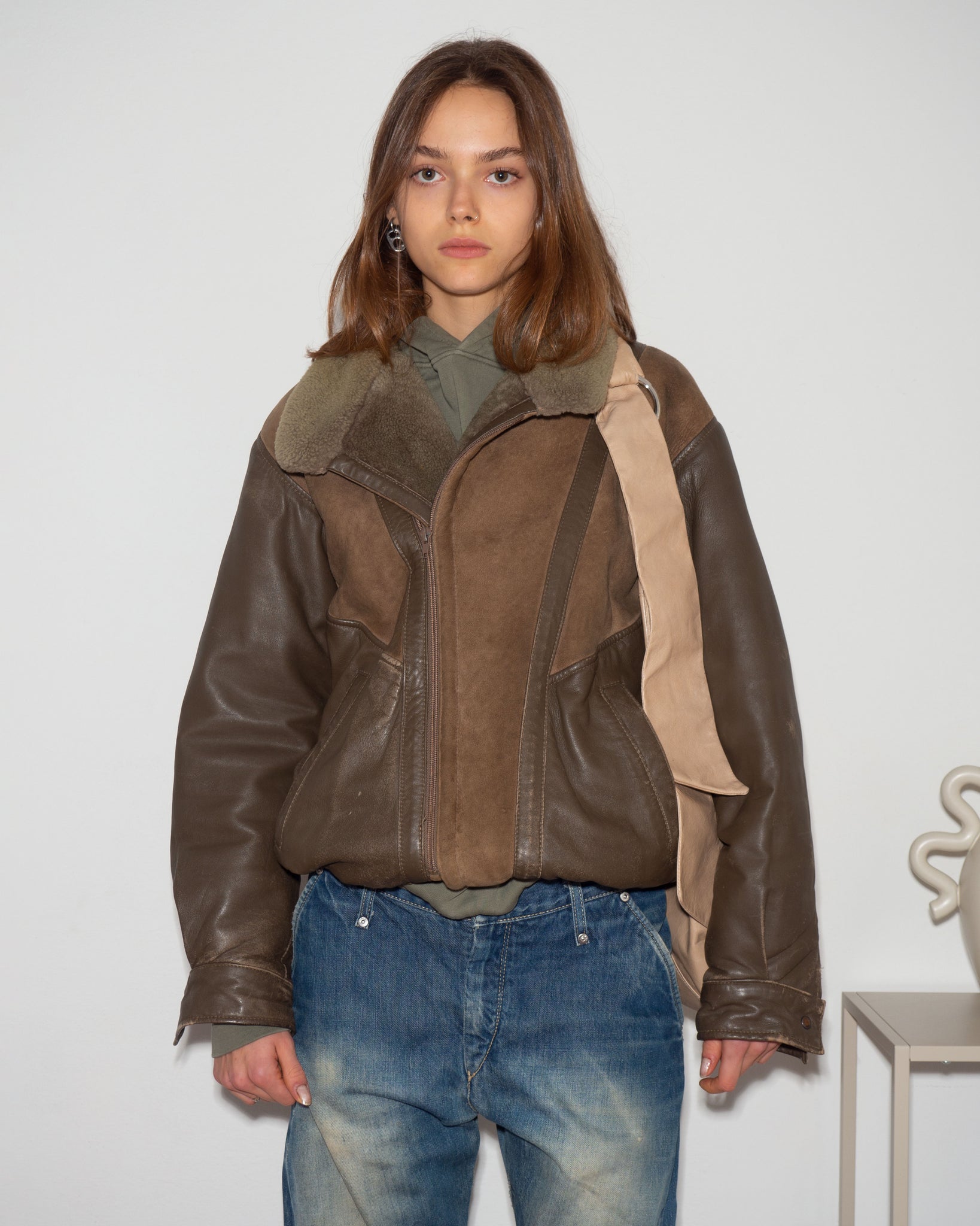 Shearling Aviator Coat